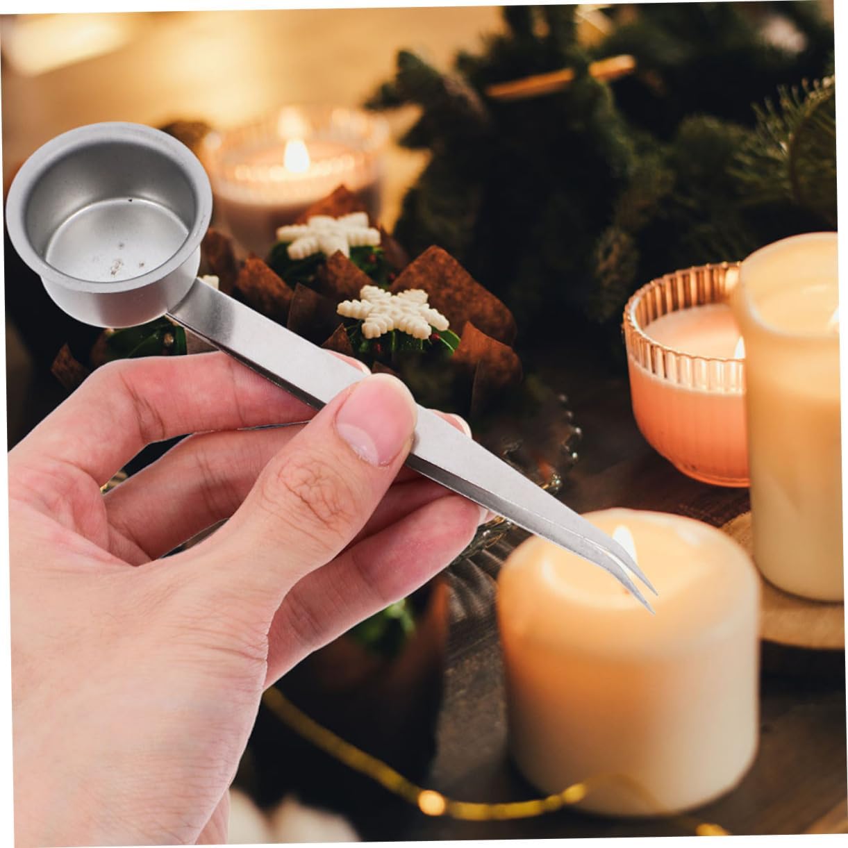 PRETYZOOM 2pcs Candle Snuffer Extinguisher with Long Handle