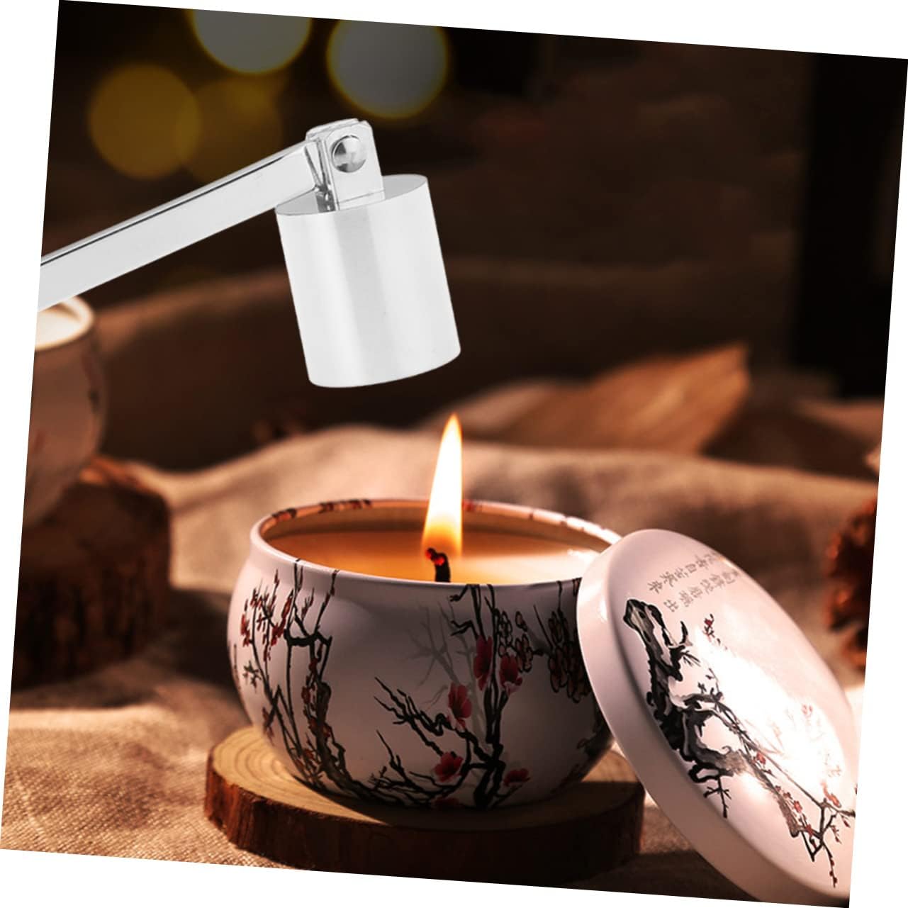 Candle Accessory Set with Snuffer and Wick Trimmer