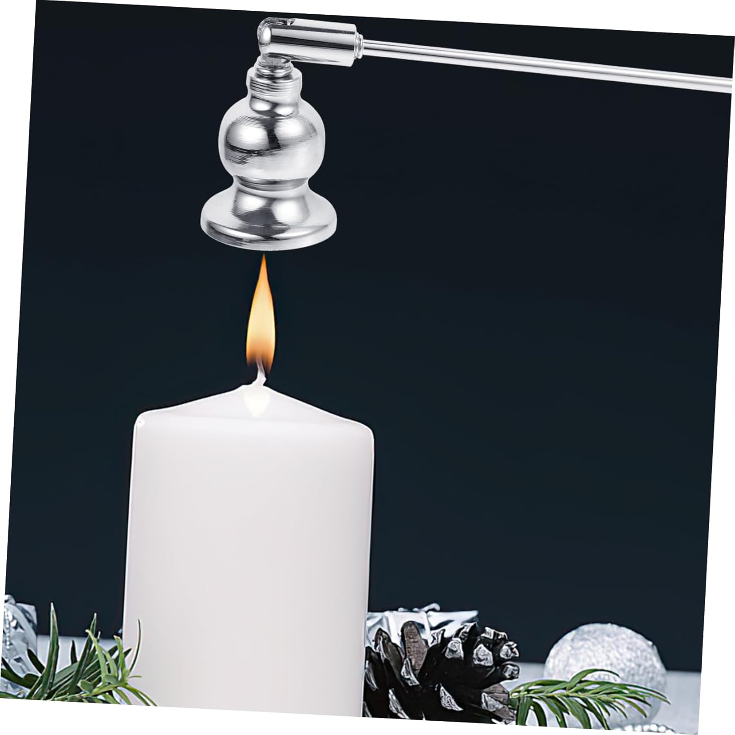 Elegant Candle Snuffer Handle for Safe Flame Extinguishing
