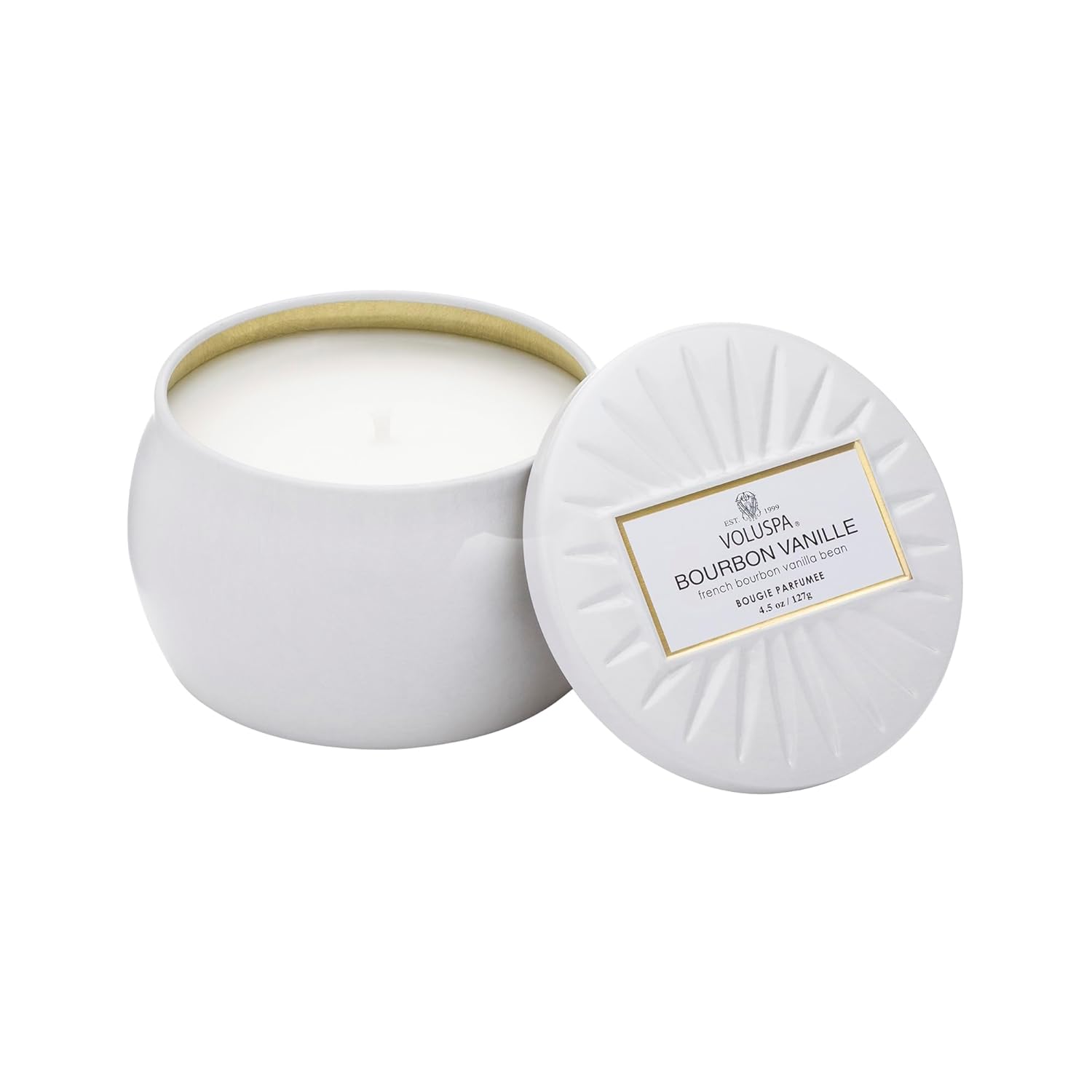 Voluspa Bourbon Vanille Mini Tin Candle 4 oz
