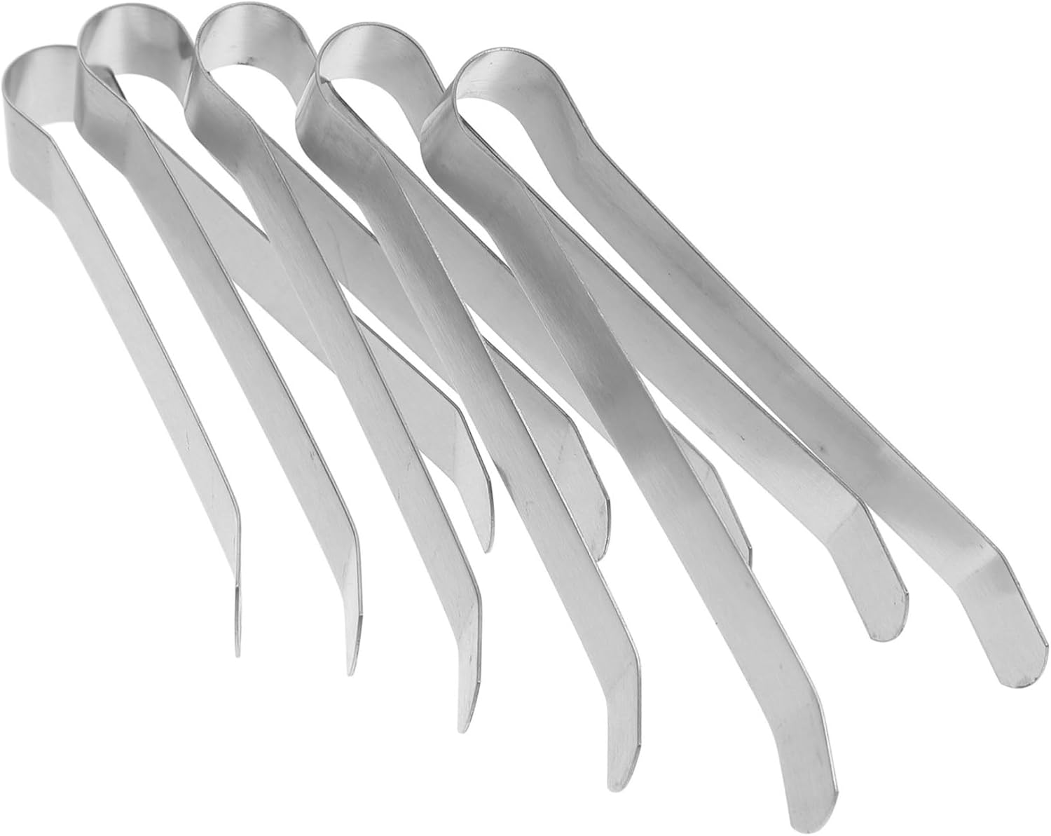VOSAREA 5pcs Stainless Steel Candle Snuffer Tool Wick Clip Eco-Friendly