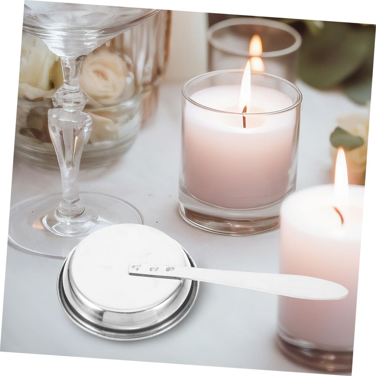 PRETYZOOM 5pcs Candle Flame Snuffer Set Stainless Steel