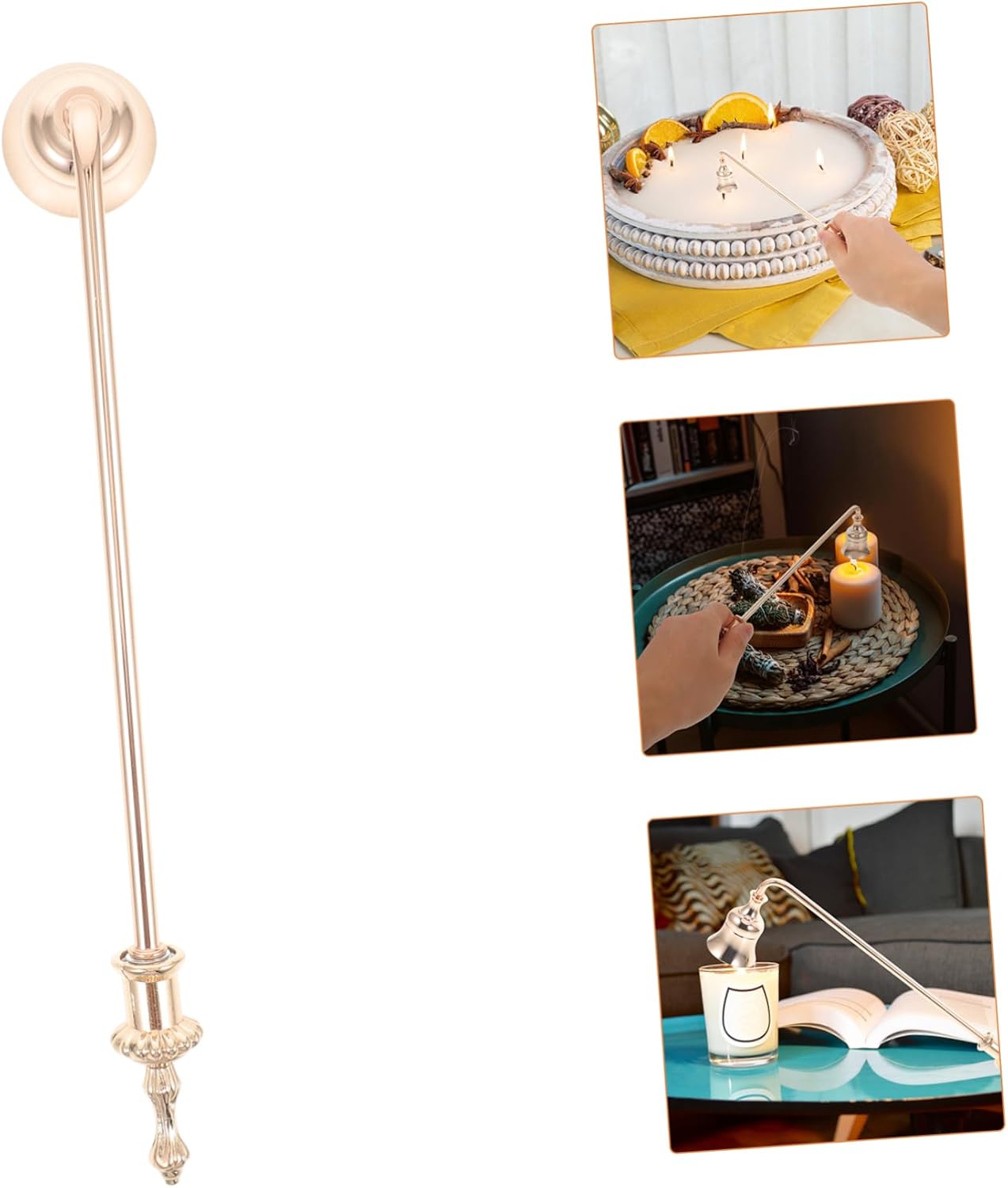 Magiclulu Candle Wick Snuffer Portable Long Handle Tool