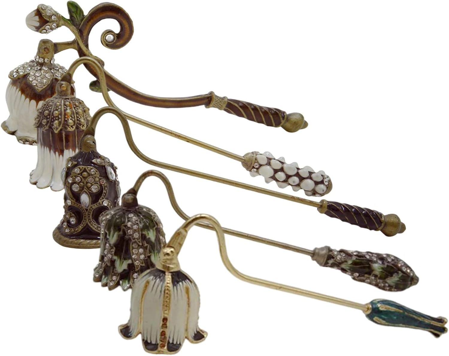 Essencedelight Flower Candle Snuffer Extinguisher with Long Handle