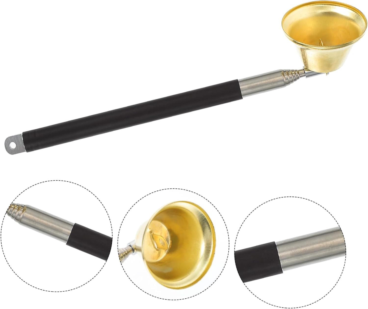 Cabilock 1pc Retractable Candle Snuffer with Safe Flame Control