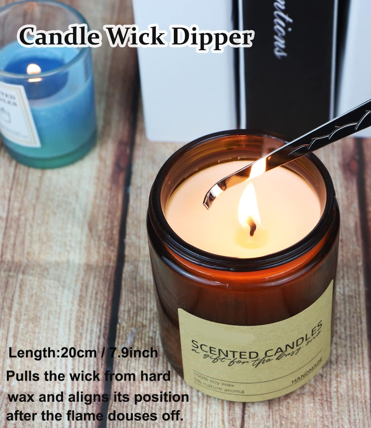 5 In 1 Candle Accessory Kit Silver Set