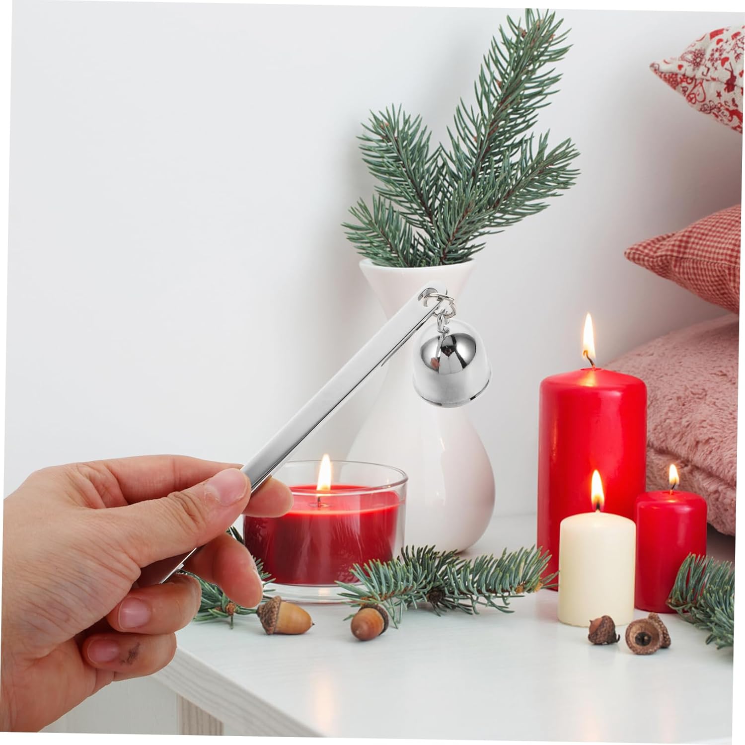 VOSAREA Candle Snuffer with Handle and Wick Trimmer