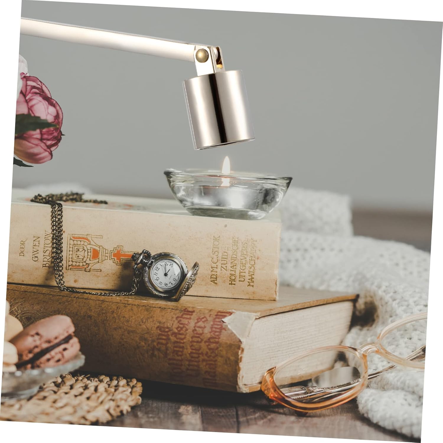 2pcs Portable Candle Snuffers Handle for Safe Extinguishing