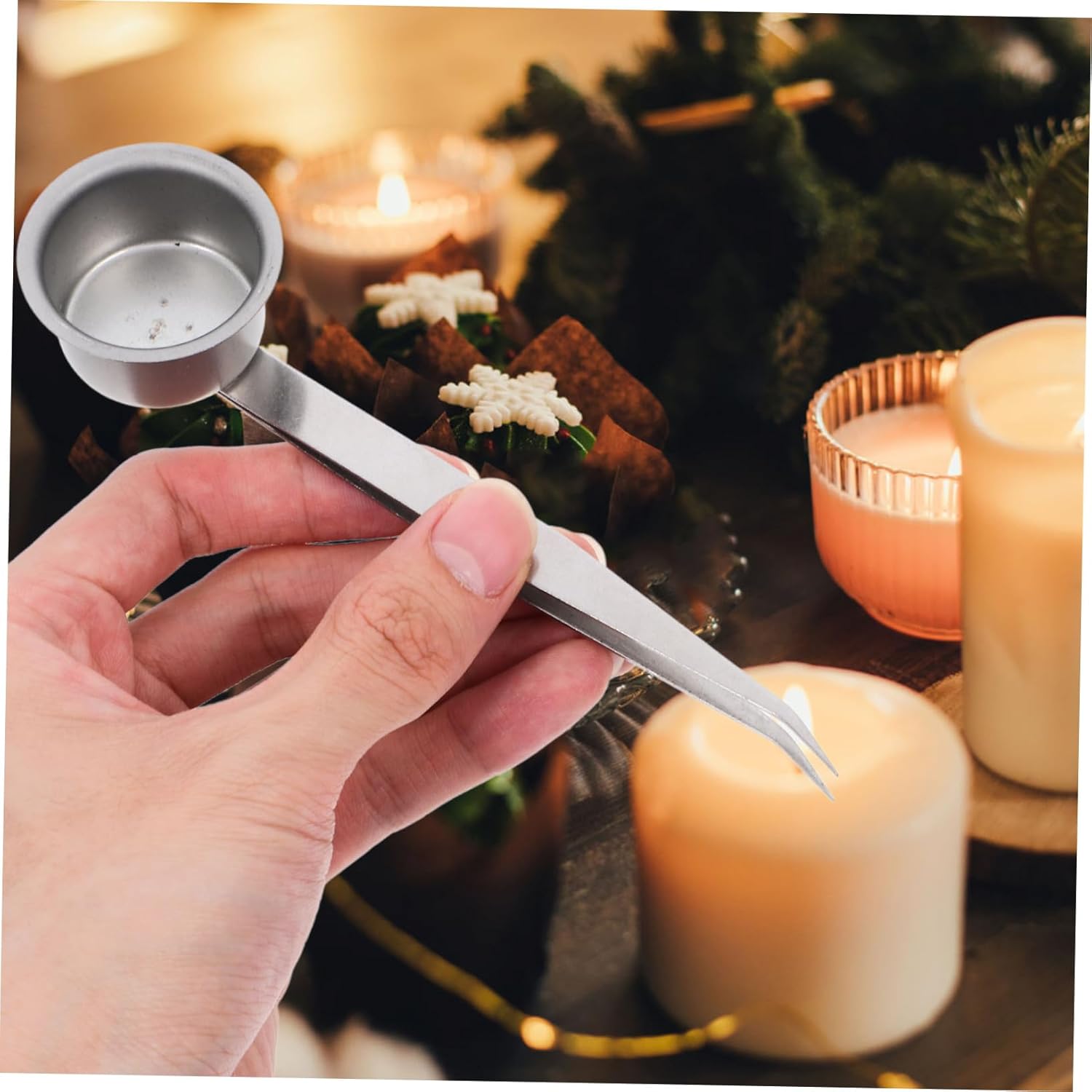 PRETYZOOM Candle Snuffer Flame Adjuster Tool for Home Use