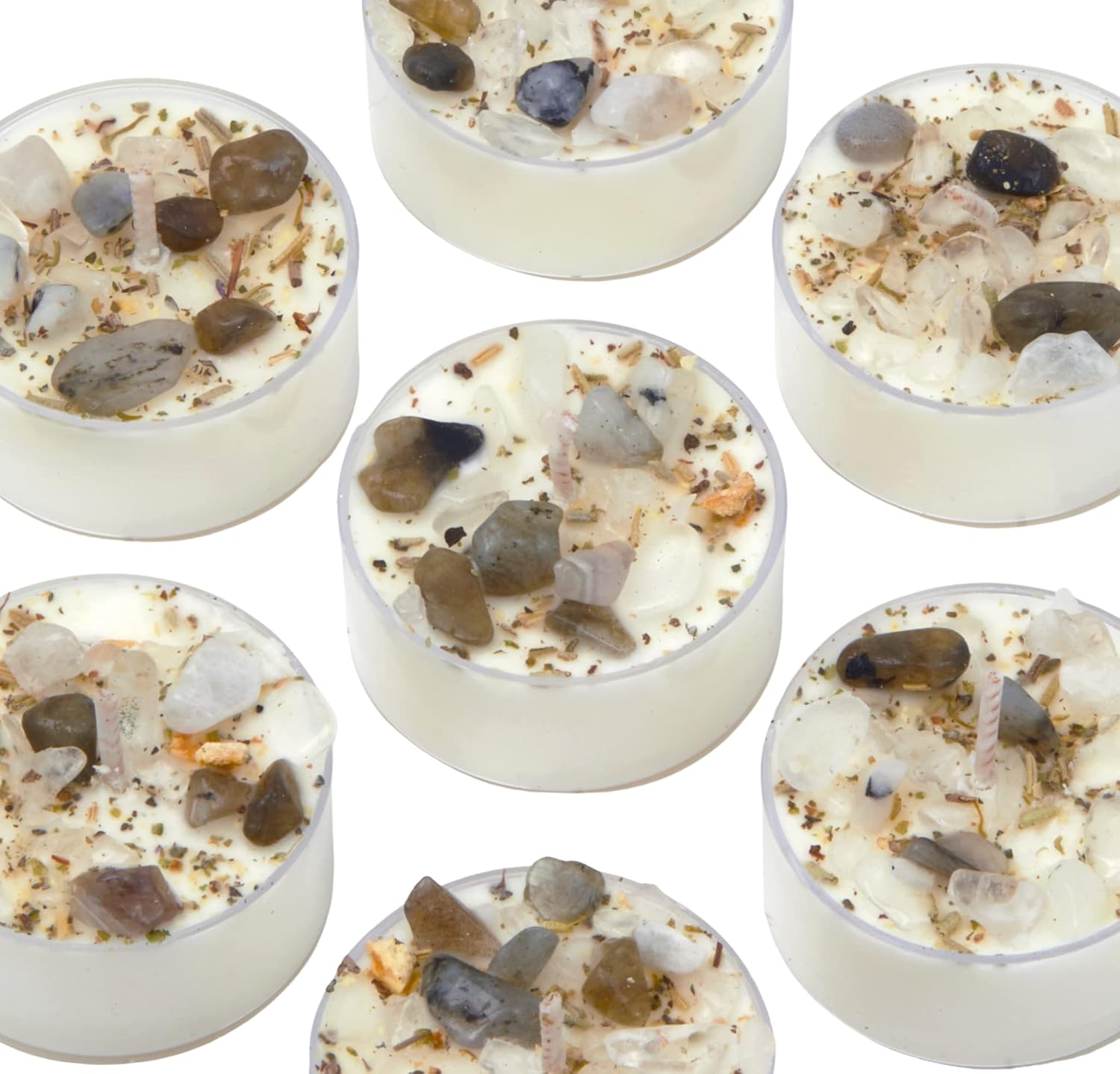 New Moon Beginnings Full Moon Tea Light Candle Set of 6