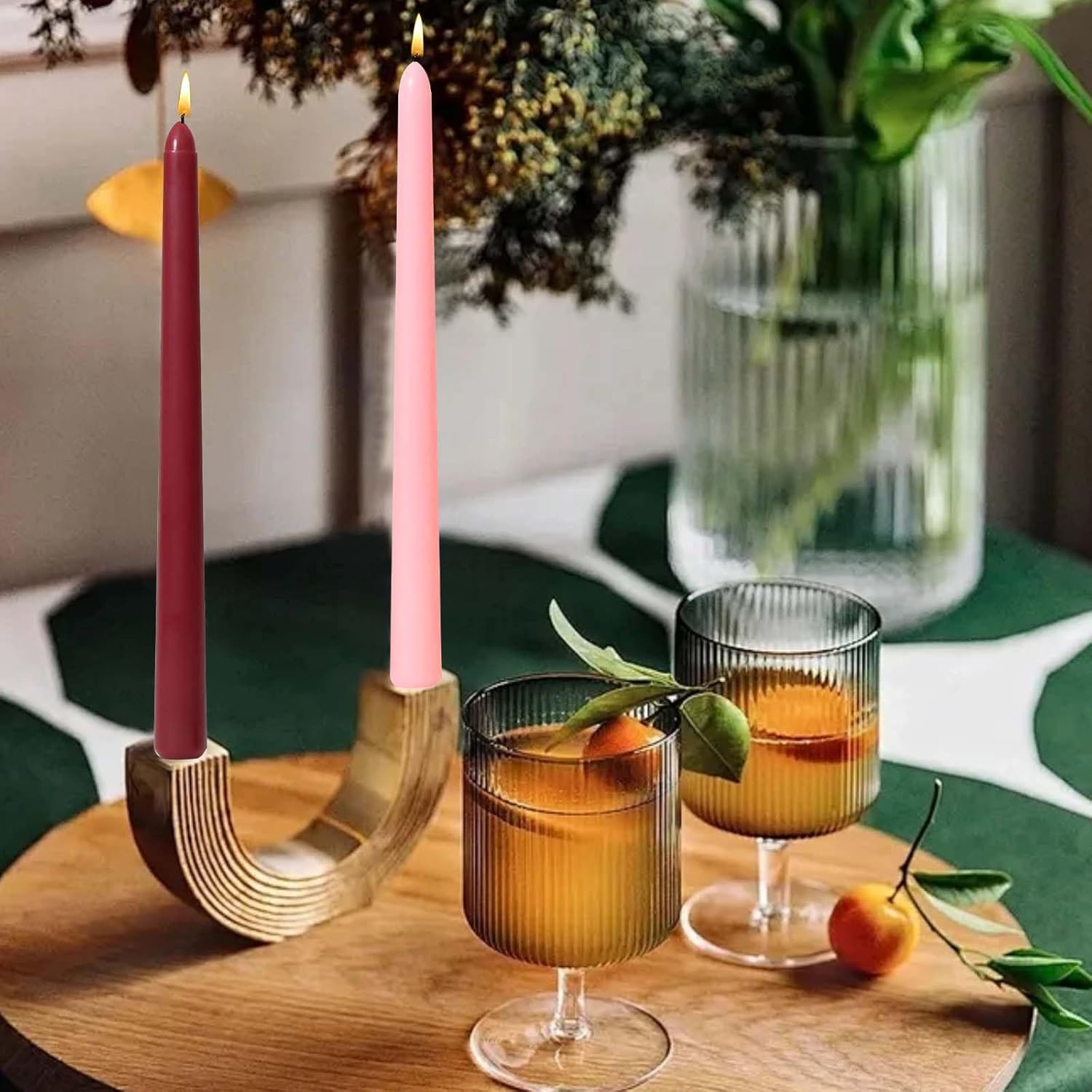 10 Inch Gradient Taper Candles Set of 4
