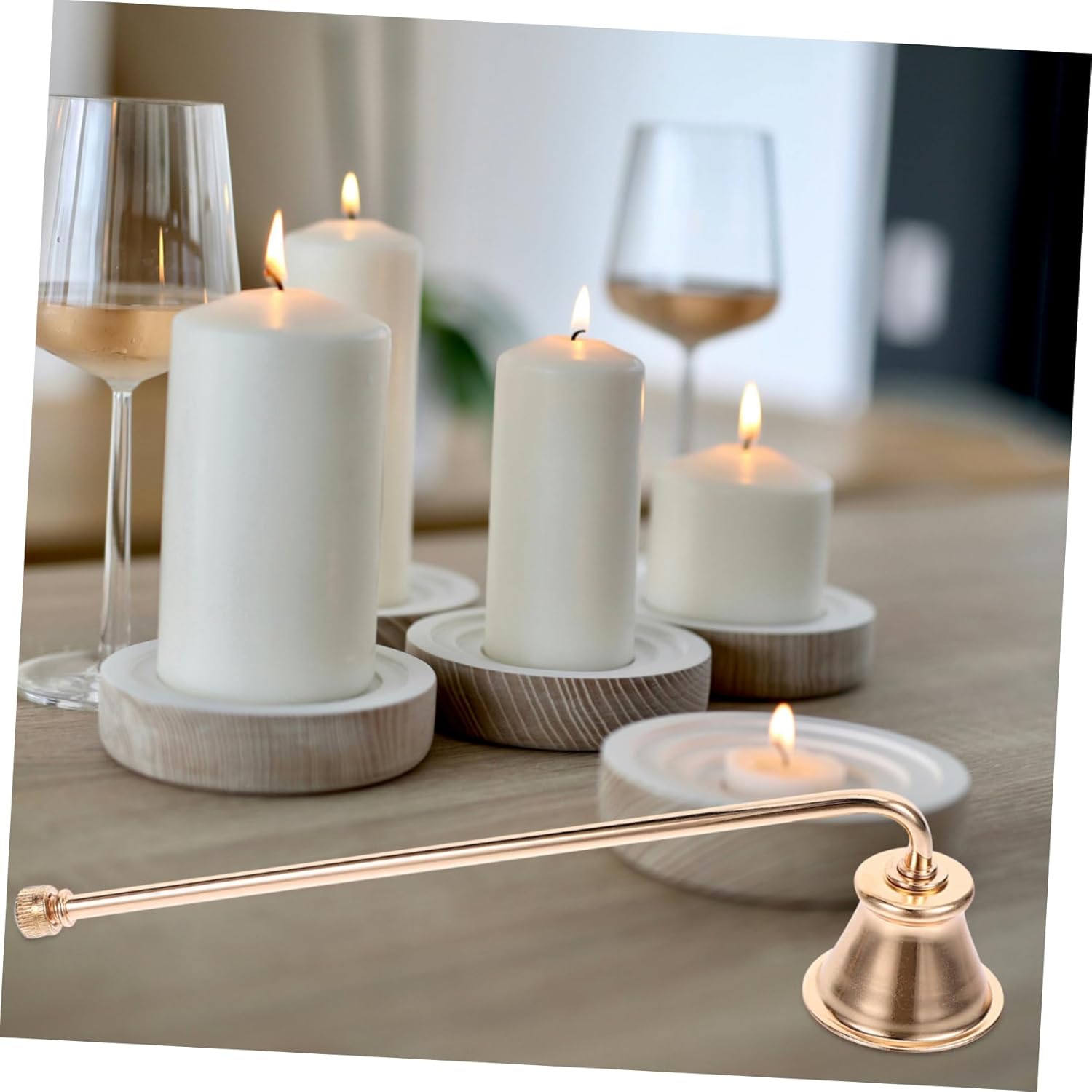 PRETYZOOM Metal Candle Snuffer for Safe Quick Extinguishing