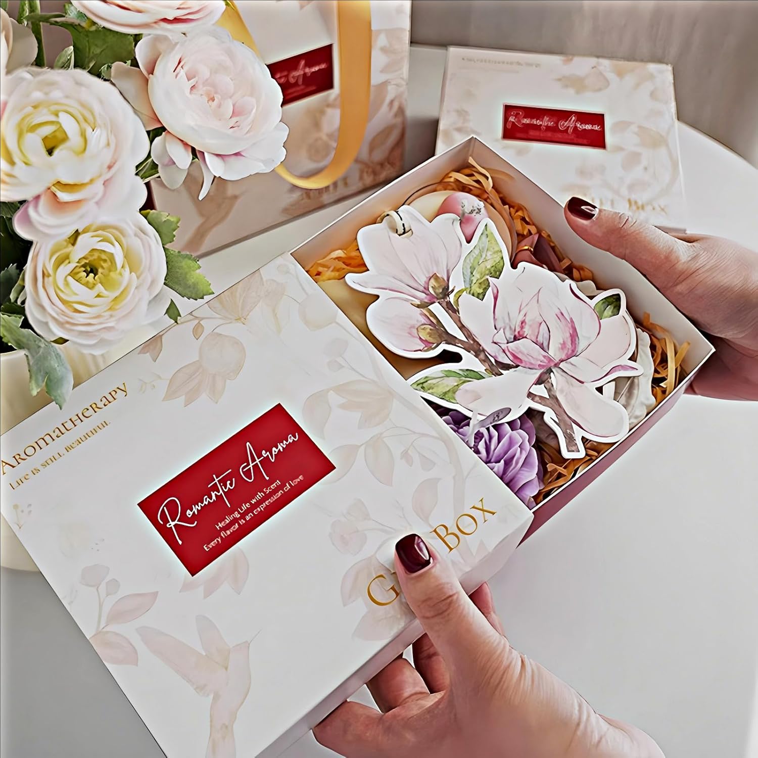 ANMIOU Romantic Aroma Candle Set Gift Box 5Pack