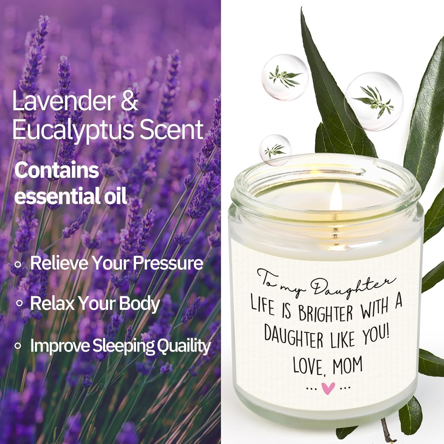 GiltGlimmer Unique Daughter Gift Scented Candle