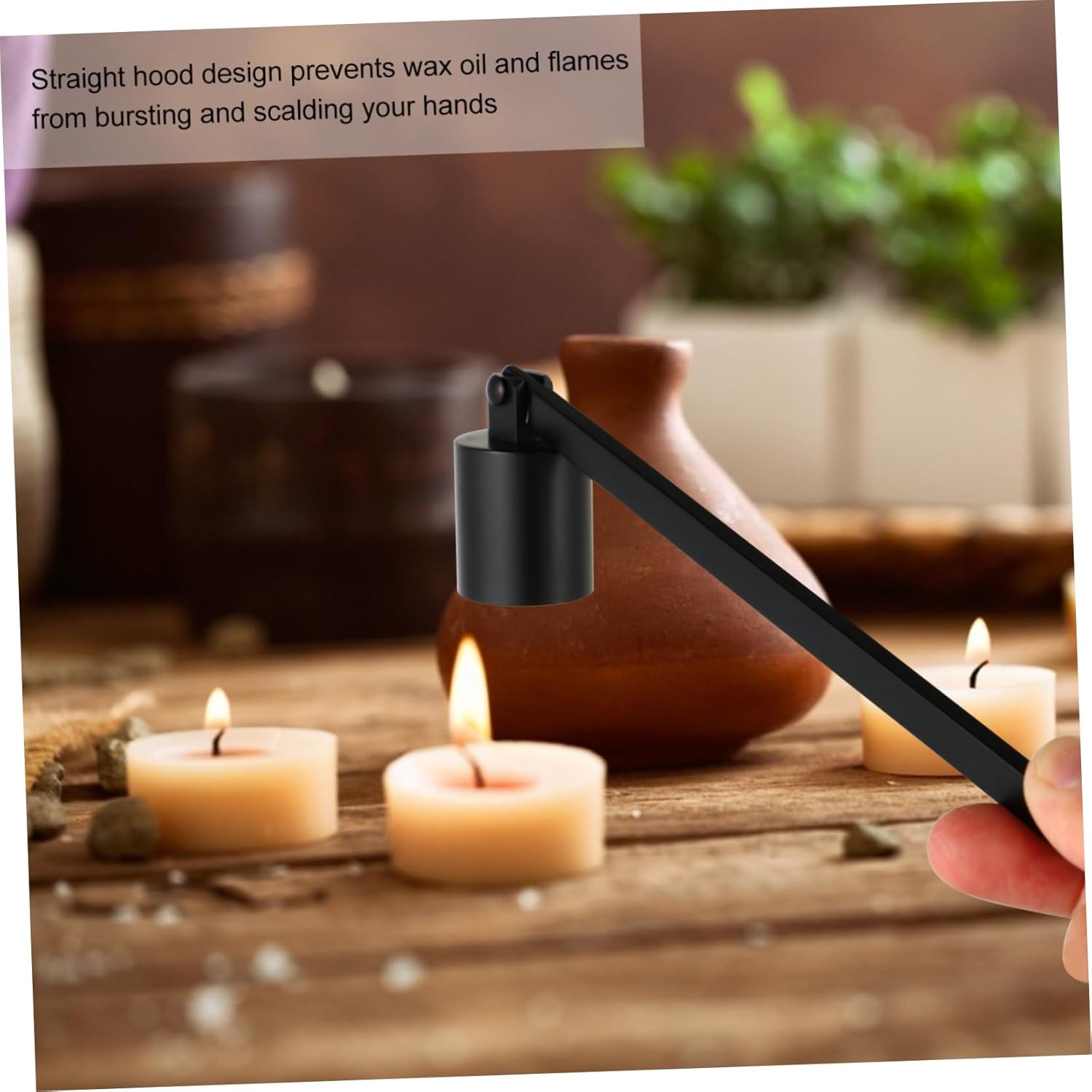 StoBaza 3 Pcs Stainless Steel Candle Snuffer Set