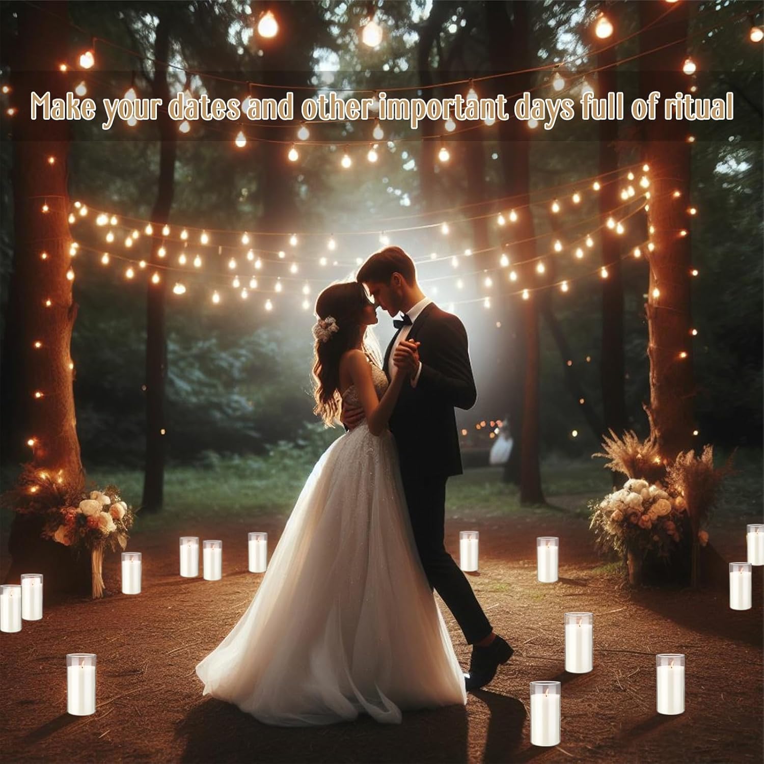 10 Pack Glass Candle Cylinders for Wedding Decor