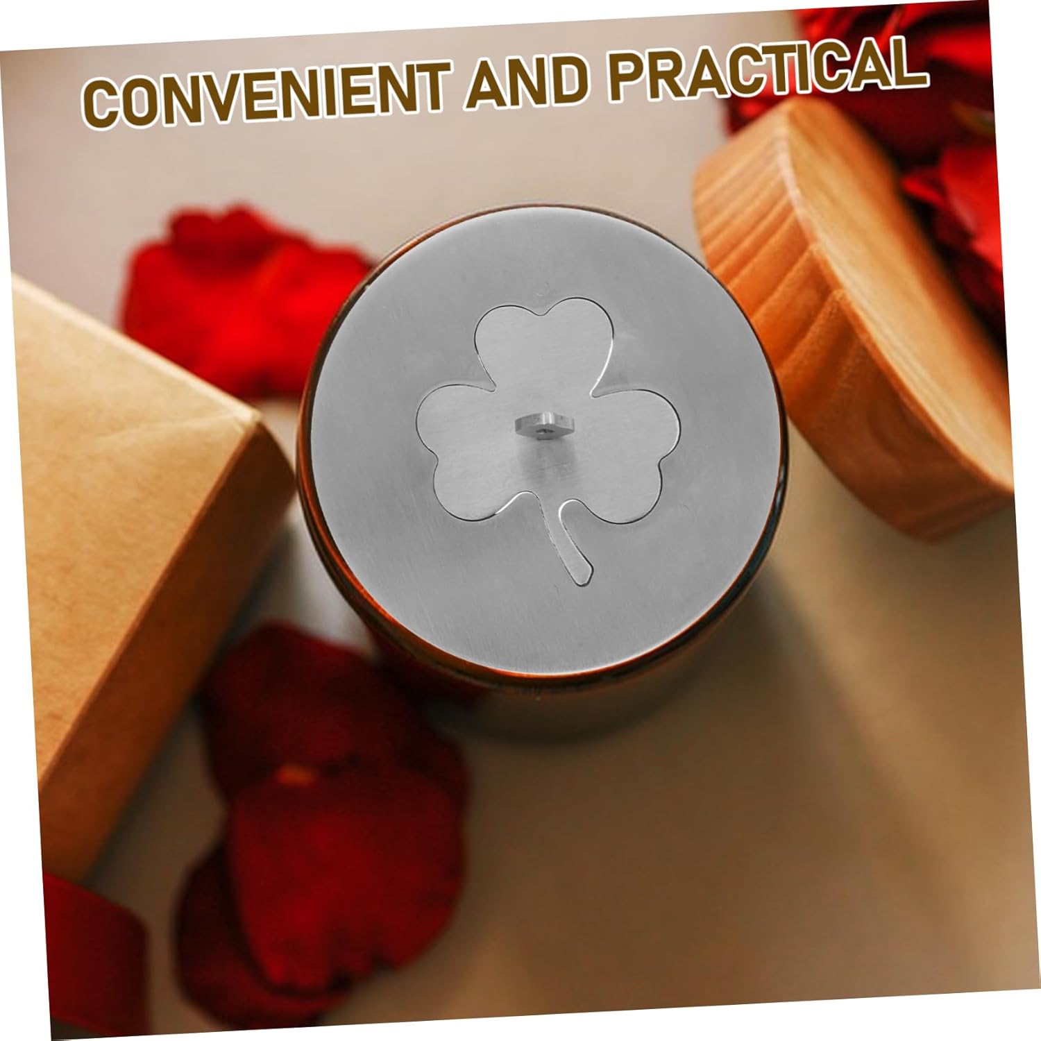 Stainless Steel Aromatherapy Candle Snuffer with Wind and Dust Protection