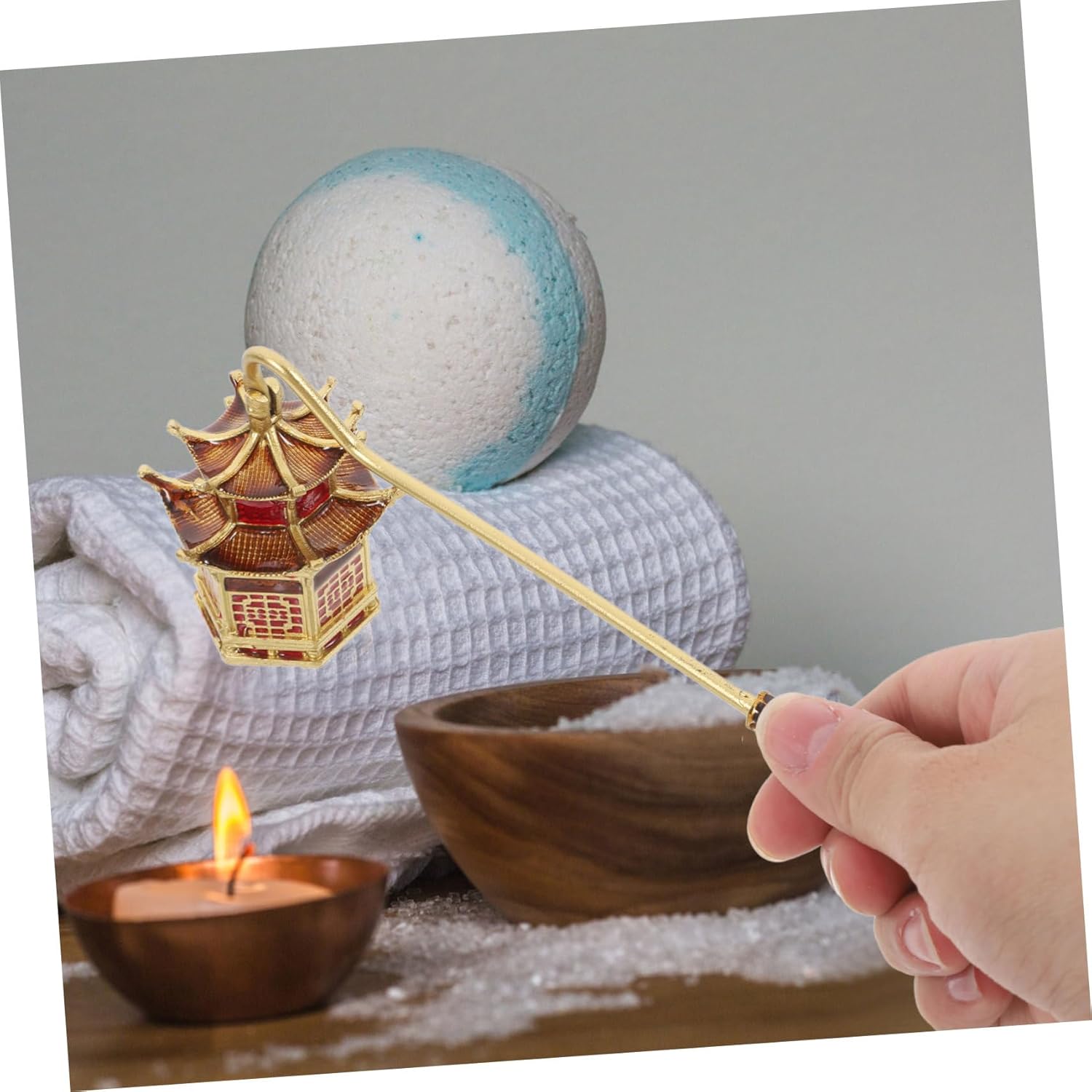 IMIKEYA Candle Snuffer Extinguisher with Handle