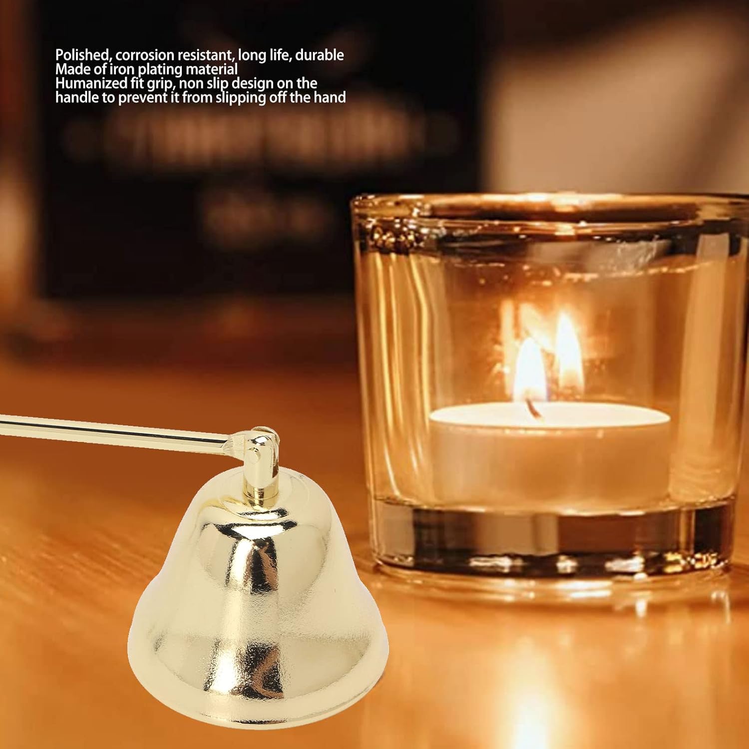 3 Pcs Candle Snuffer Iron Plating Candle Extinguisher Accessories