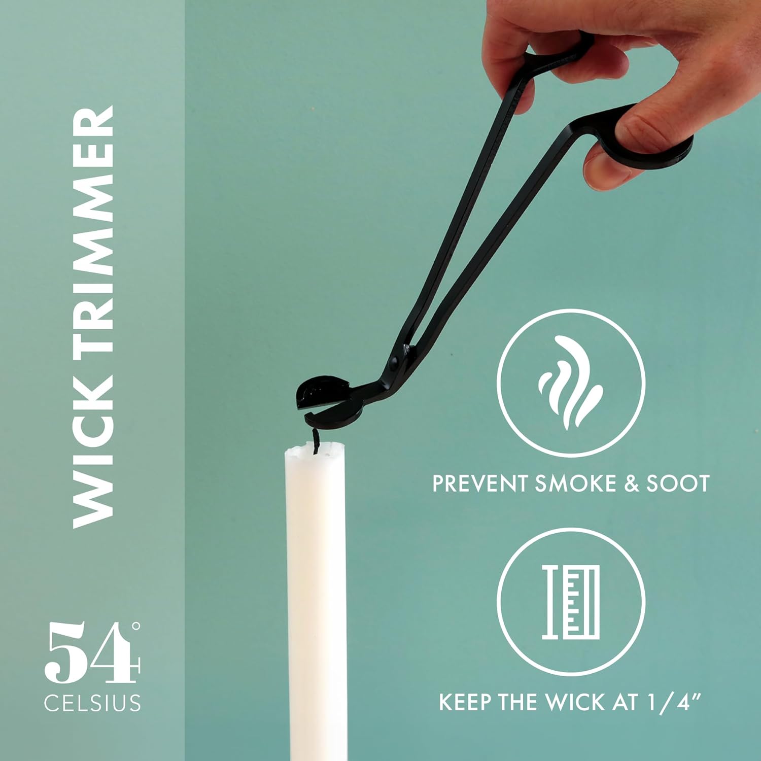 Candle Care Set with Wick Trimmer and Snuffer
