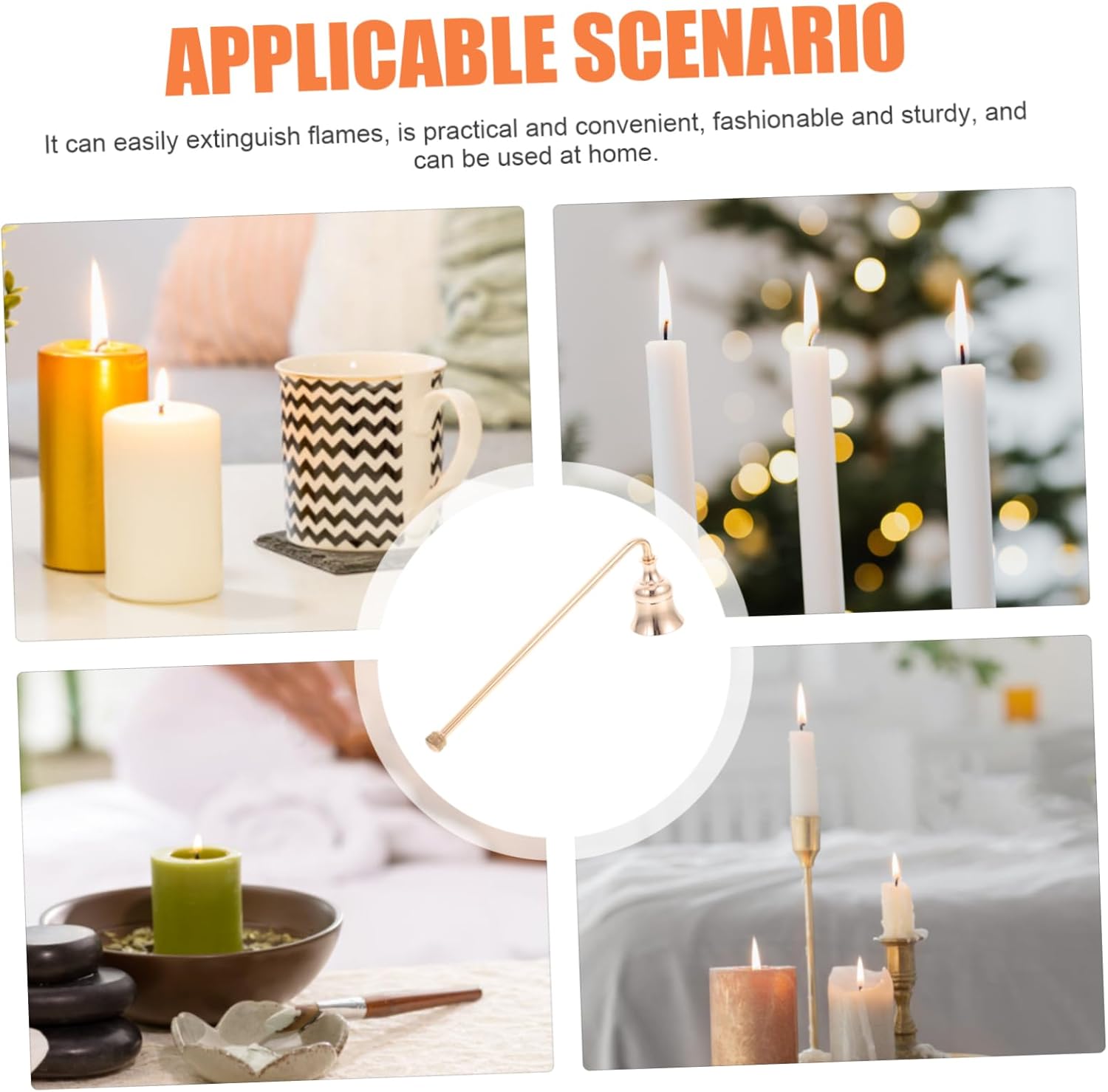 MAGICLULU Long Handle Candle Snuffer Tool