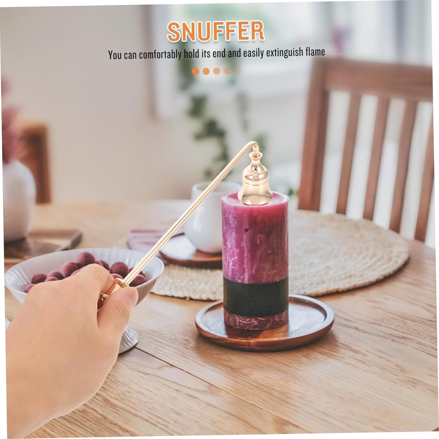 Magiclulu Candle Wick Snuffer Portable Long Handle Tool