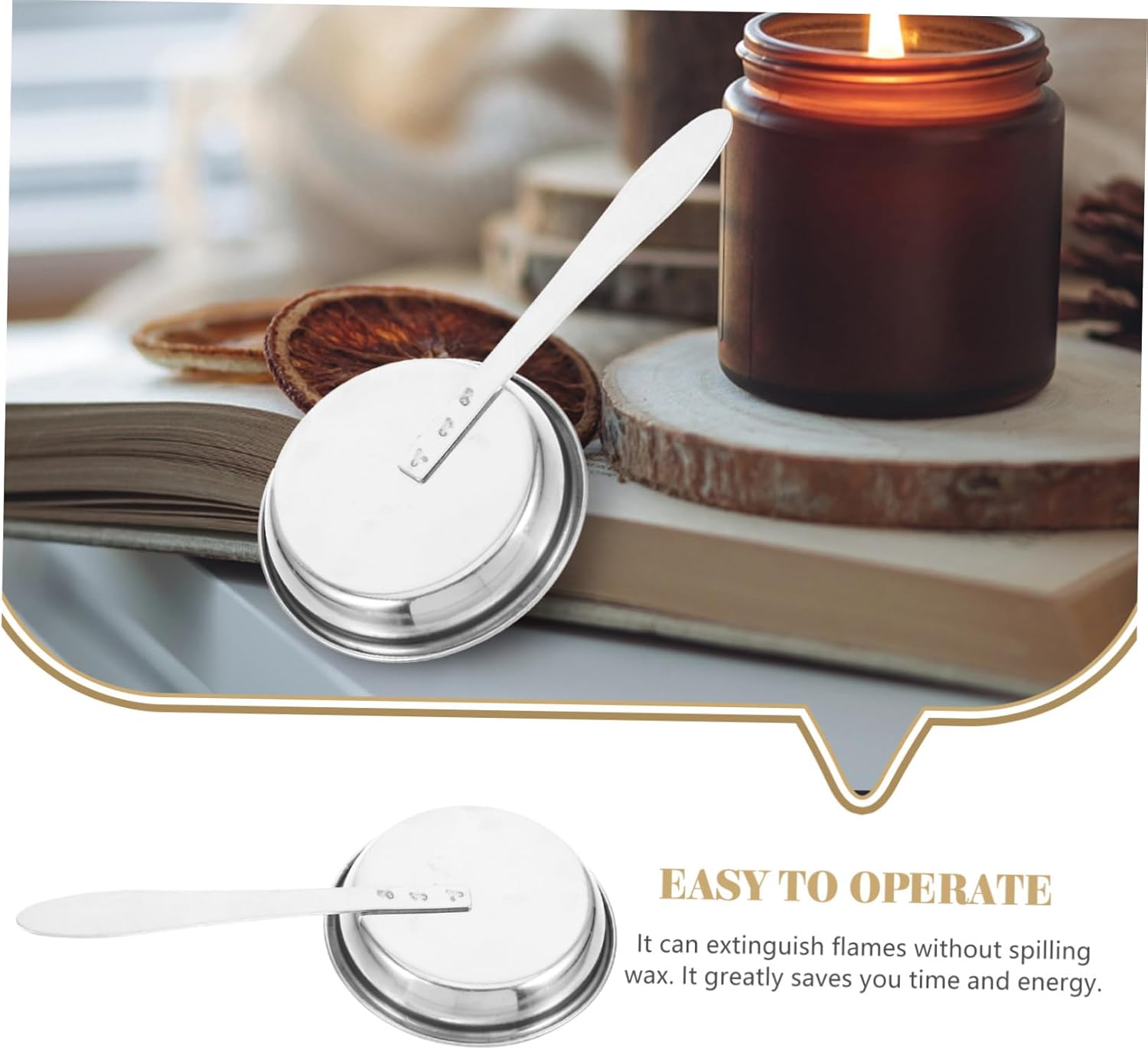 PRETYZOOM Portable Candle Snuffer Extinguisher