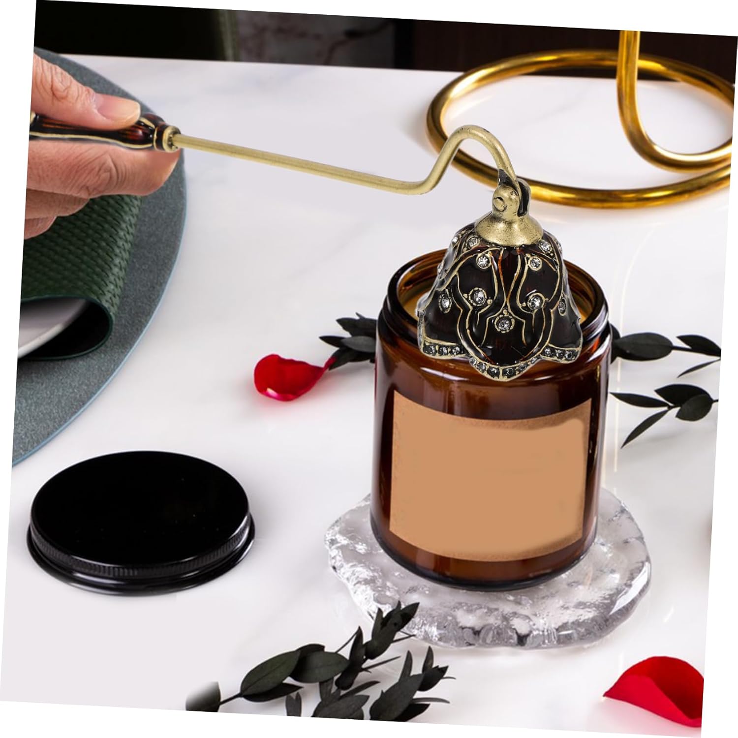 Cabilock Candle Snuffer Tool for Dinner Candles Reusable Flame Extinguisher