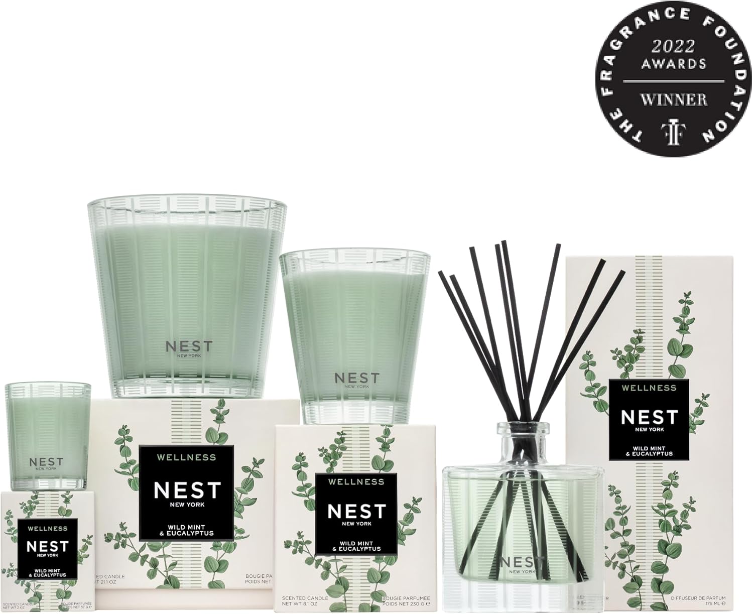 NEST New York Wild Mint Eucalyptus Jar Candle