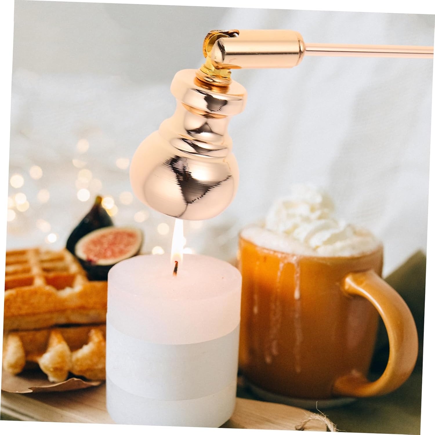 Cabilock Long Handle Candle Snuffer Tool for Scented and Aromatherapy Candles