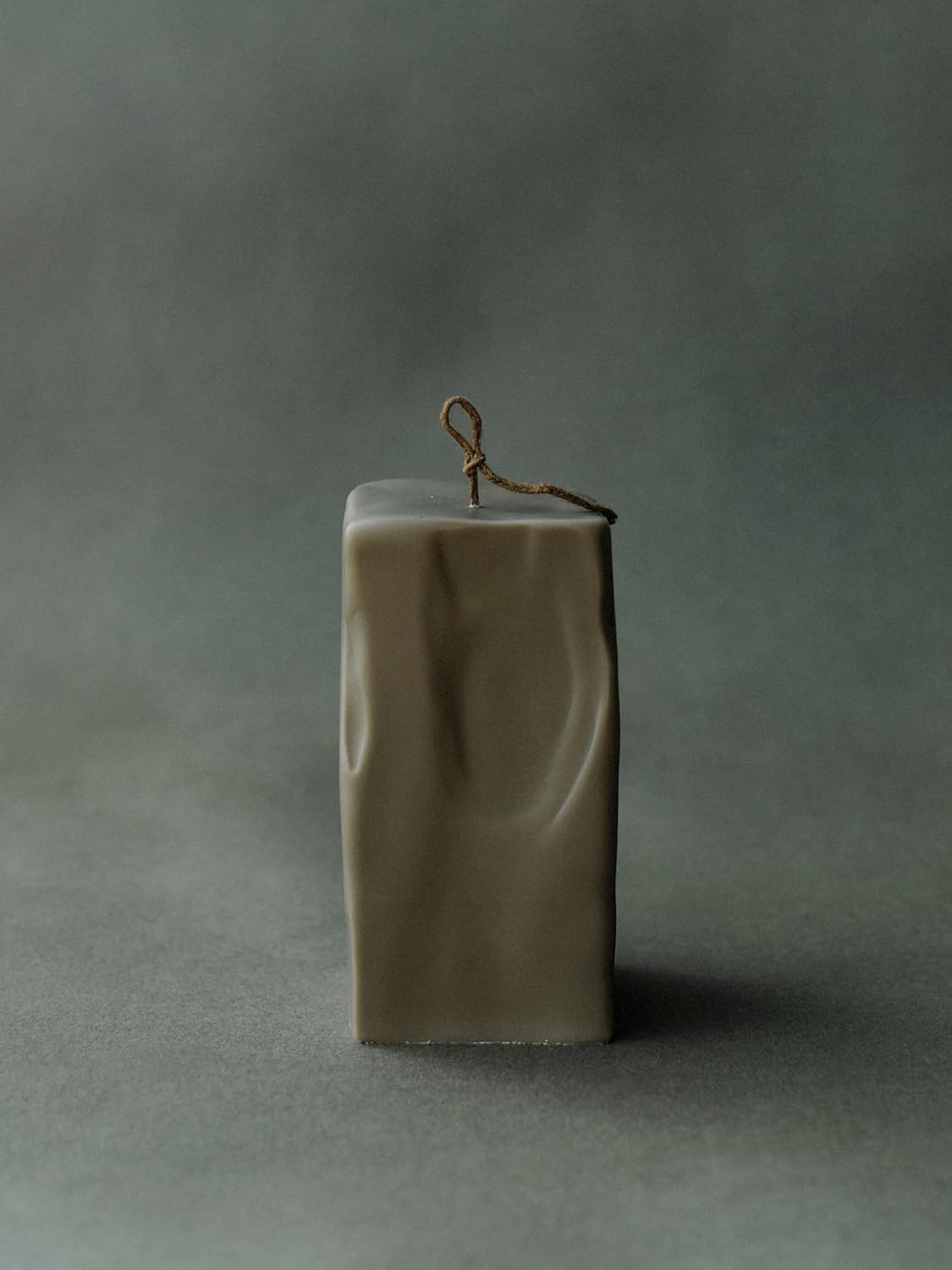 LAWA Raw Block Candle - Earthy Green Large