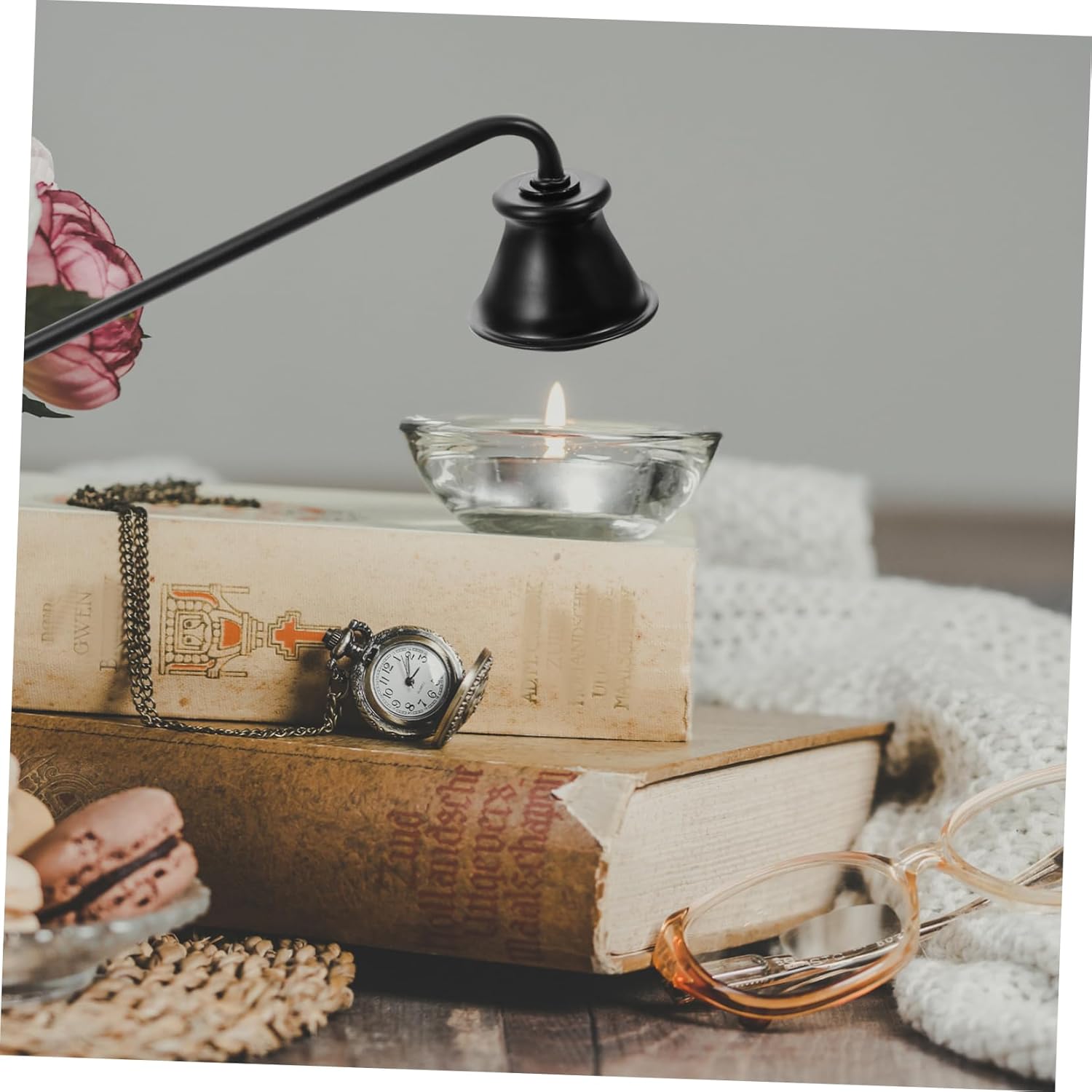 PRETYZOOM Decorative Candle Snuffer Long Handle