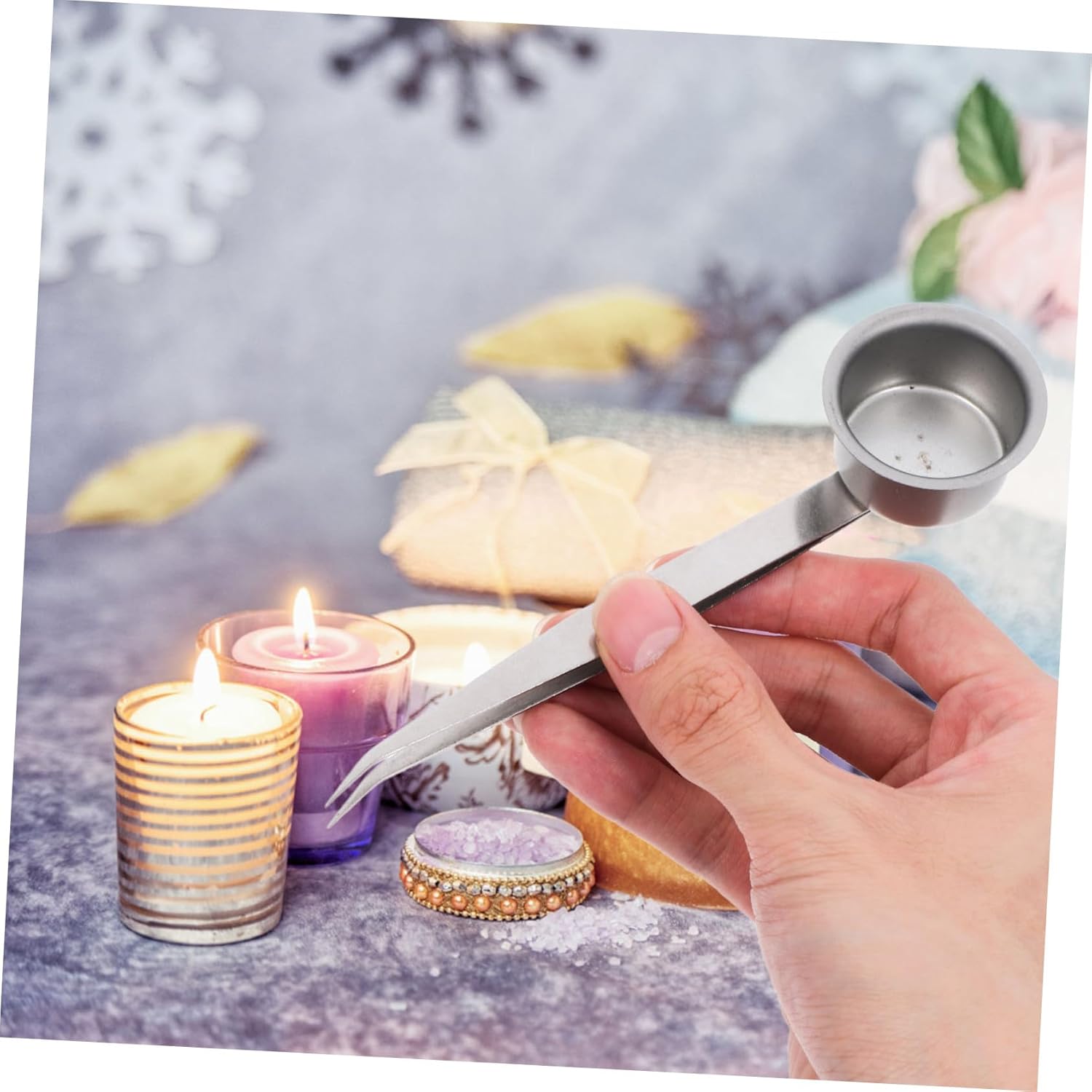 ORFOFE Candle Snuffer for Safe Wicking Extinguishment