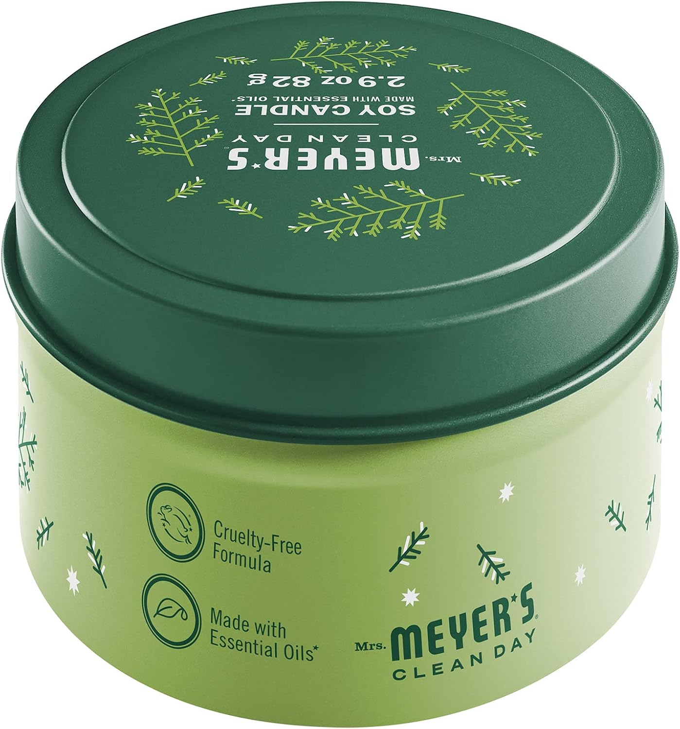 Mrs Meyers Clean Day Soy Candle with Iowa Pine Scent