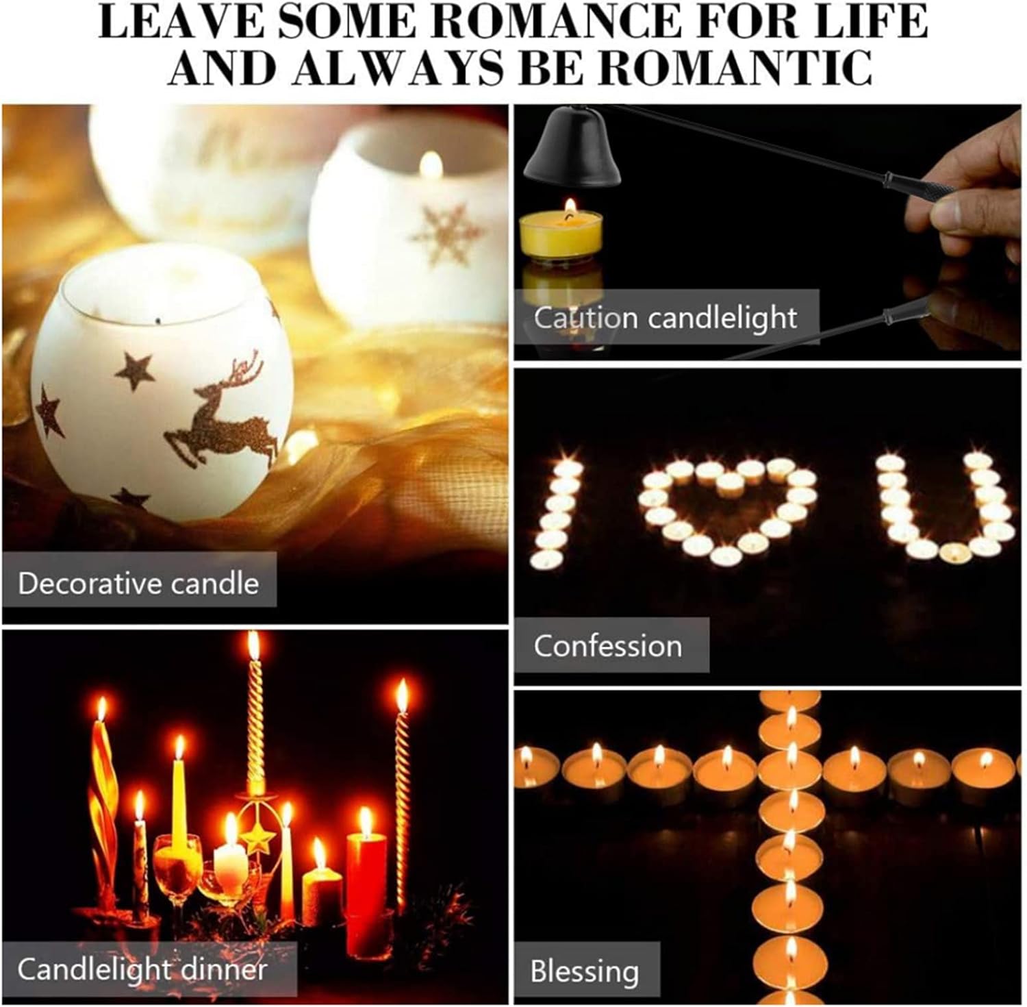 Stainless Steel Candle Snuffer Wick Trimmer for Home