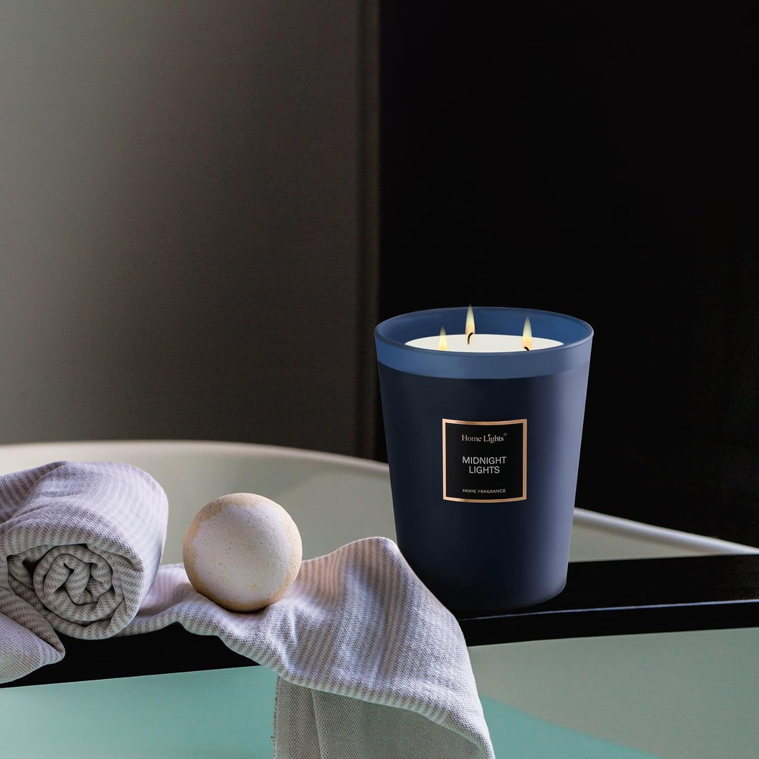 HomeLights 333oz Soy Candles 130 Hours Midnight Lights