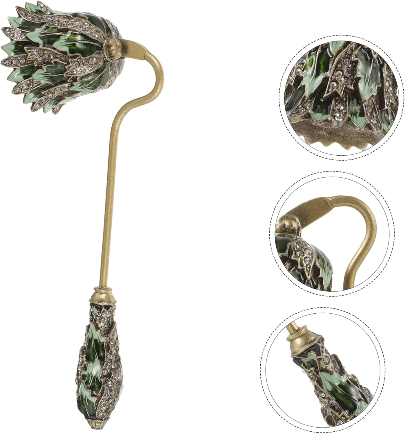 Candle Snuffer Tool with Long Handle Metal Design