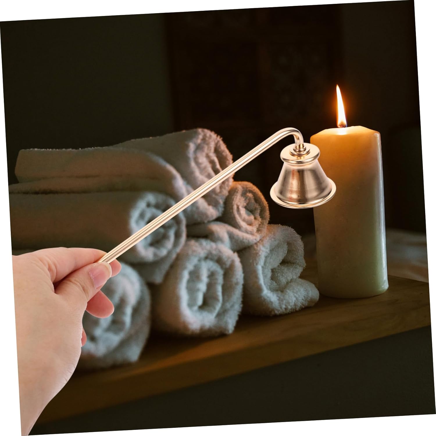 PRETYZOOM Metal Candle Snuffer for Safe Quick Extinguishing