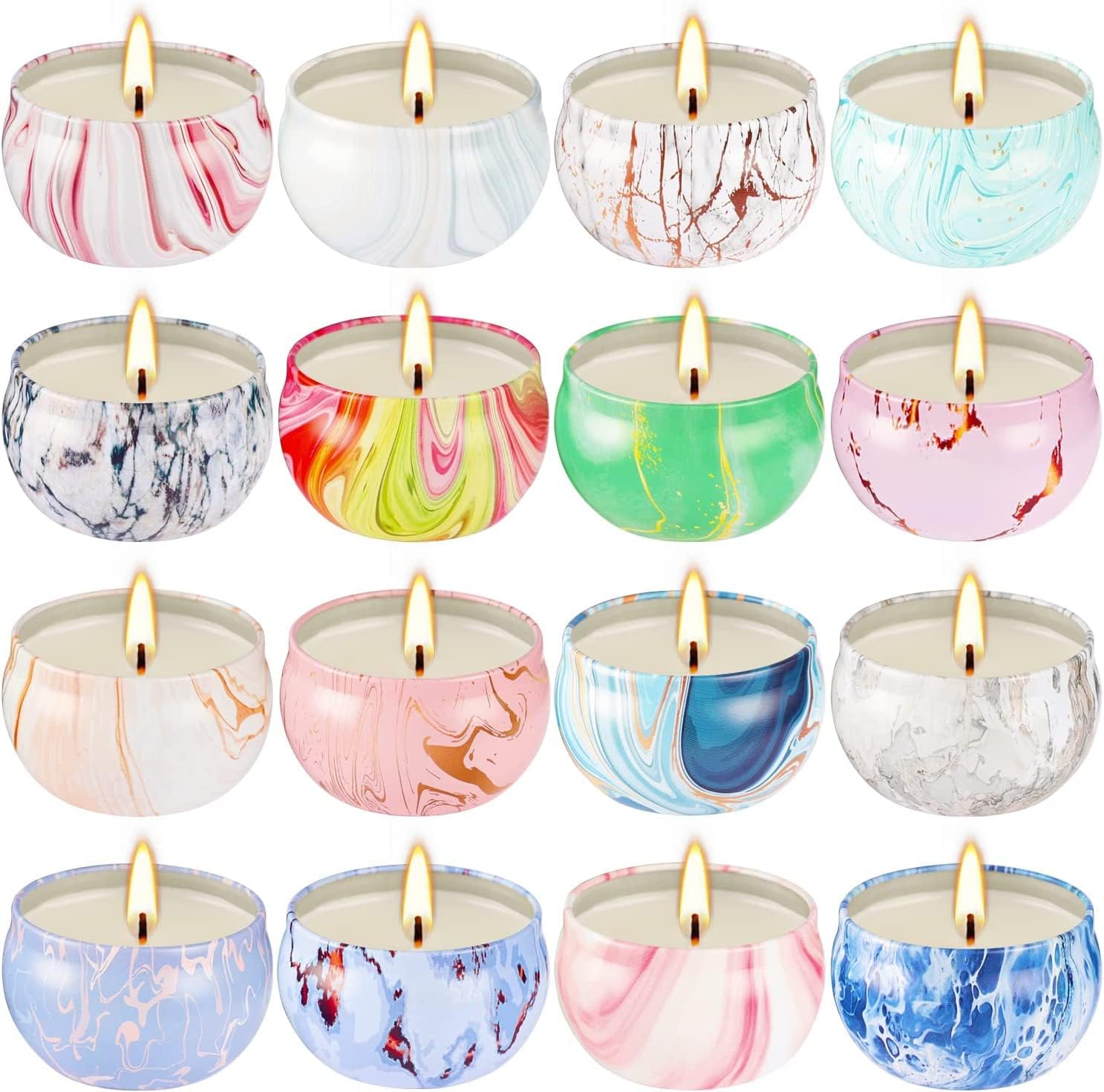 Grcdoyvl Mothers Day Scented Candles Set 16 Pack