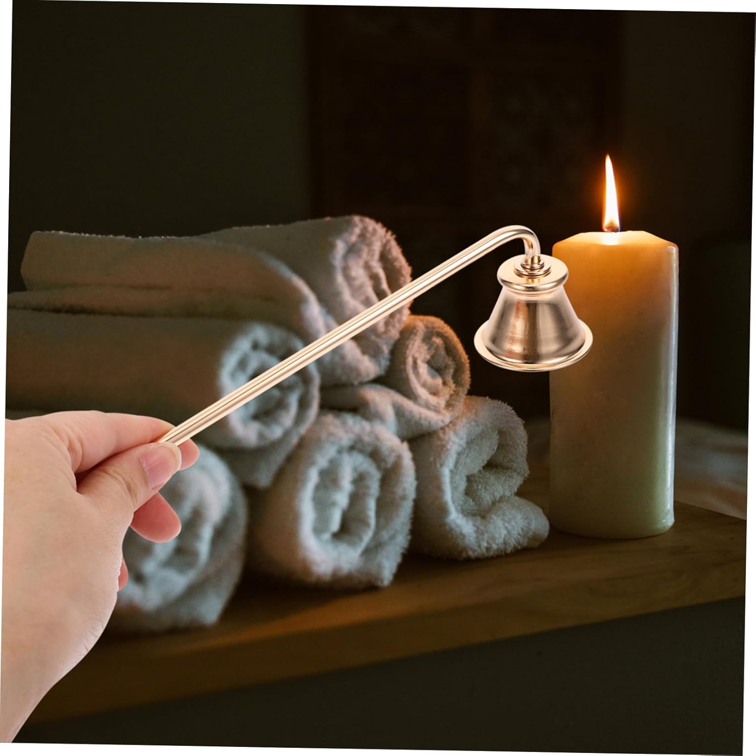 Cabilock Candle Wick Extinguisher Tool for Scented Tealight and Aromatherapy Candles