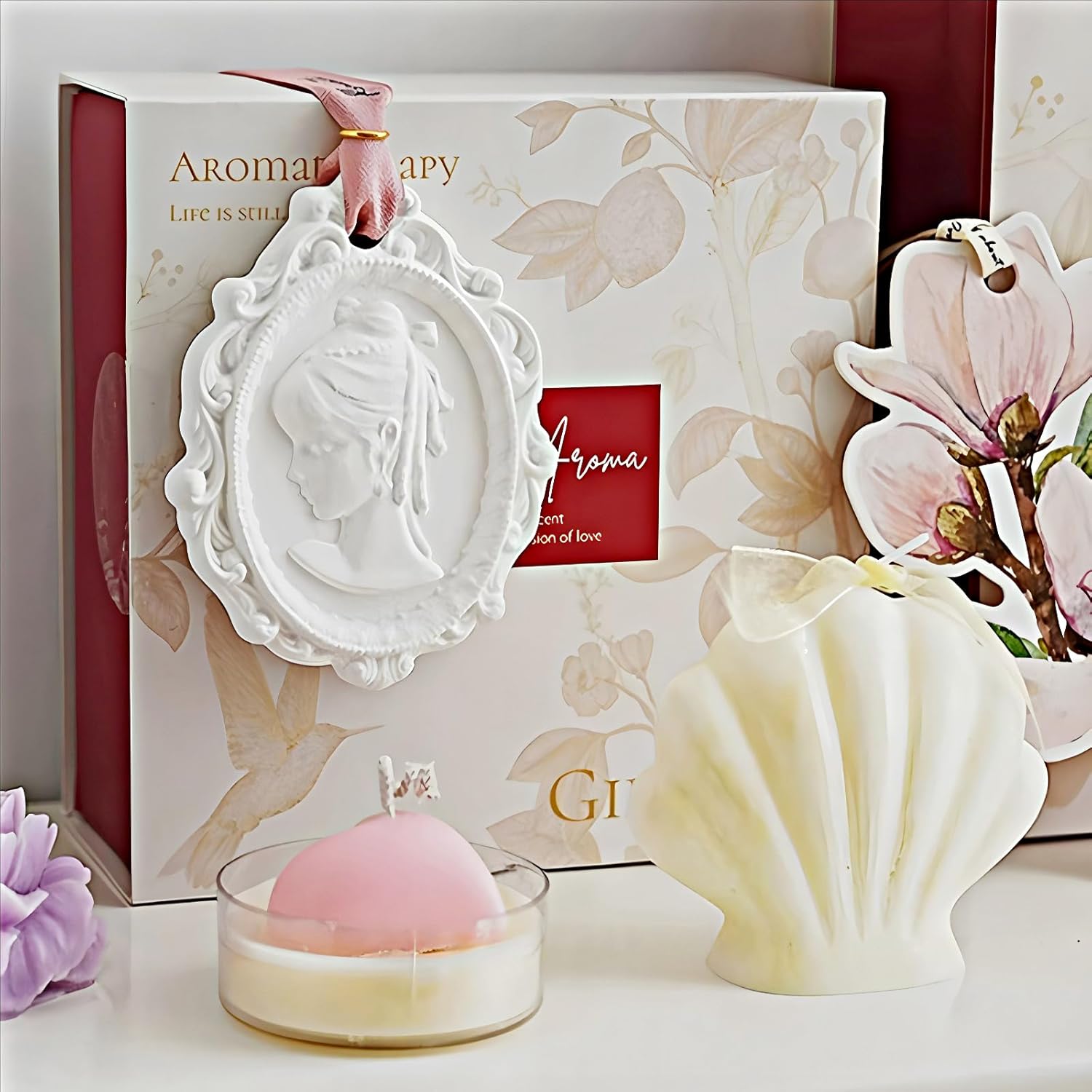 ANMIOU Romantic Aroma Candle Set Gift Box 5Pack