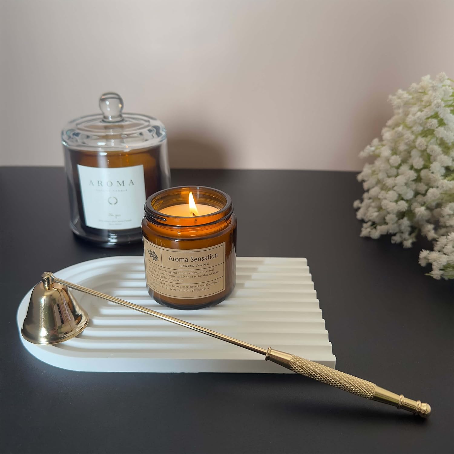 Gold Color Candle Snuffer Extinguisher Tool
