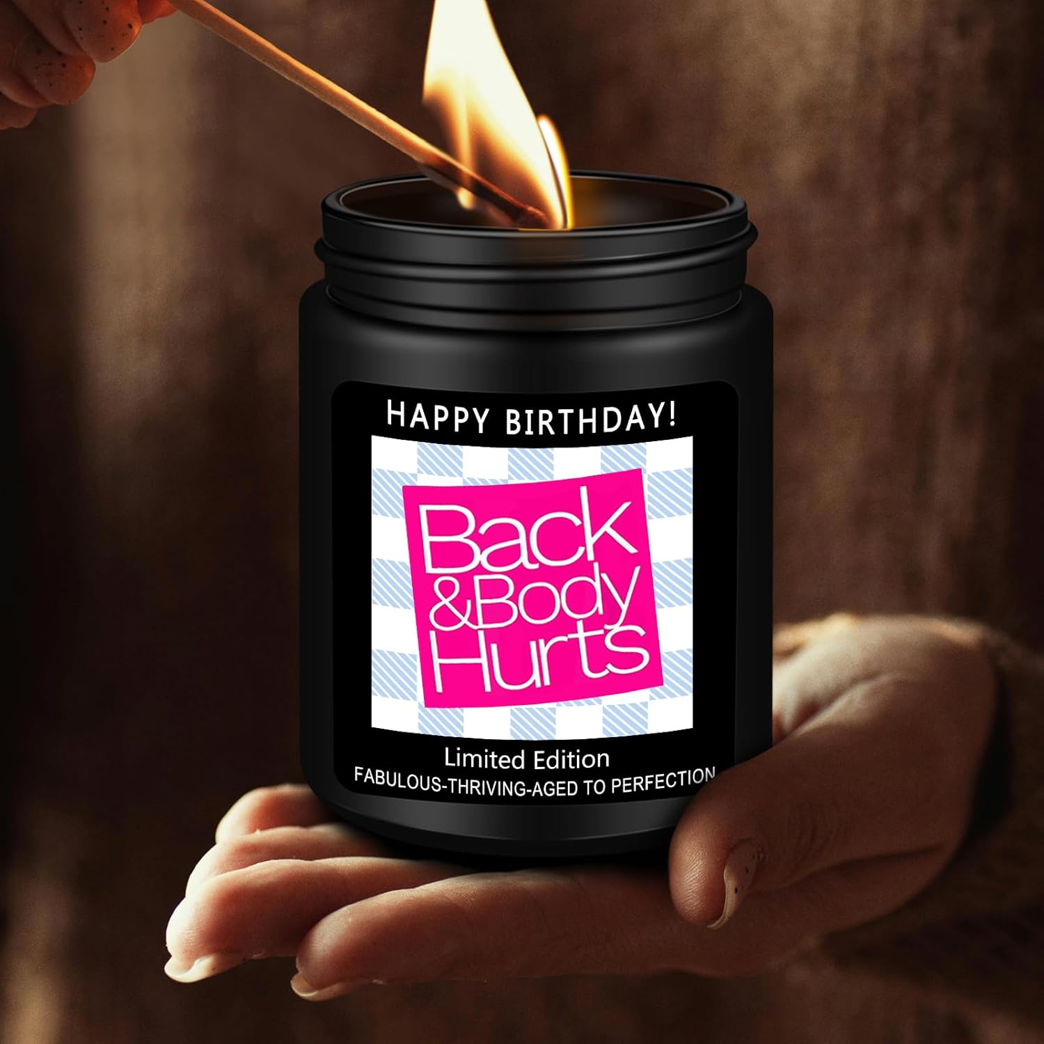 Homsolver Birthday Dad Candle Gifts for Men