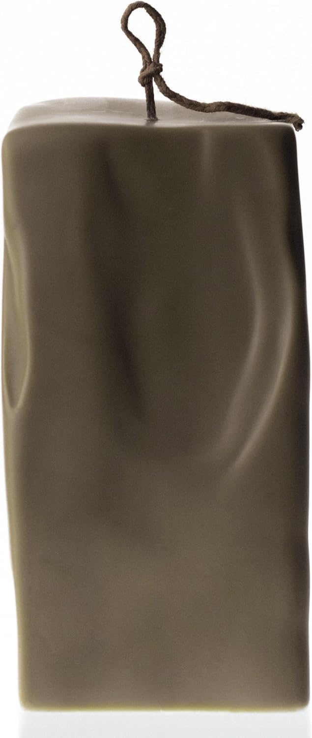 LAWA Raw Block Candle - Earthy Green Large