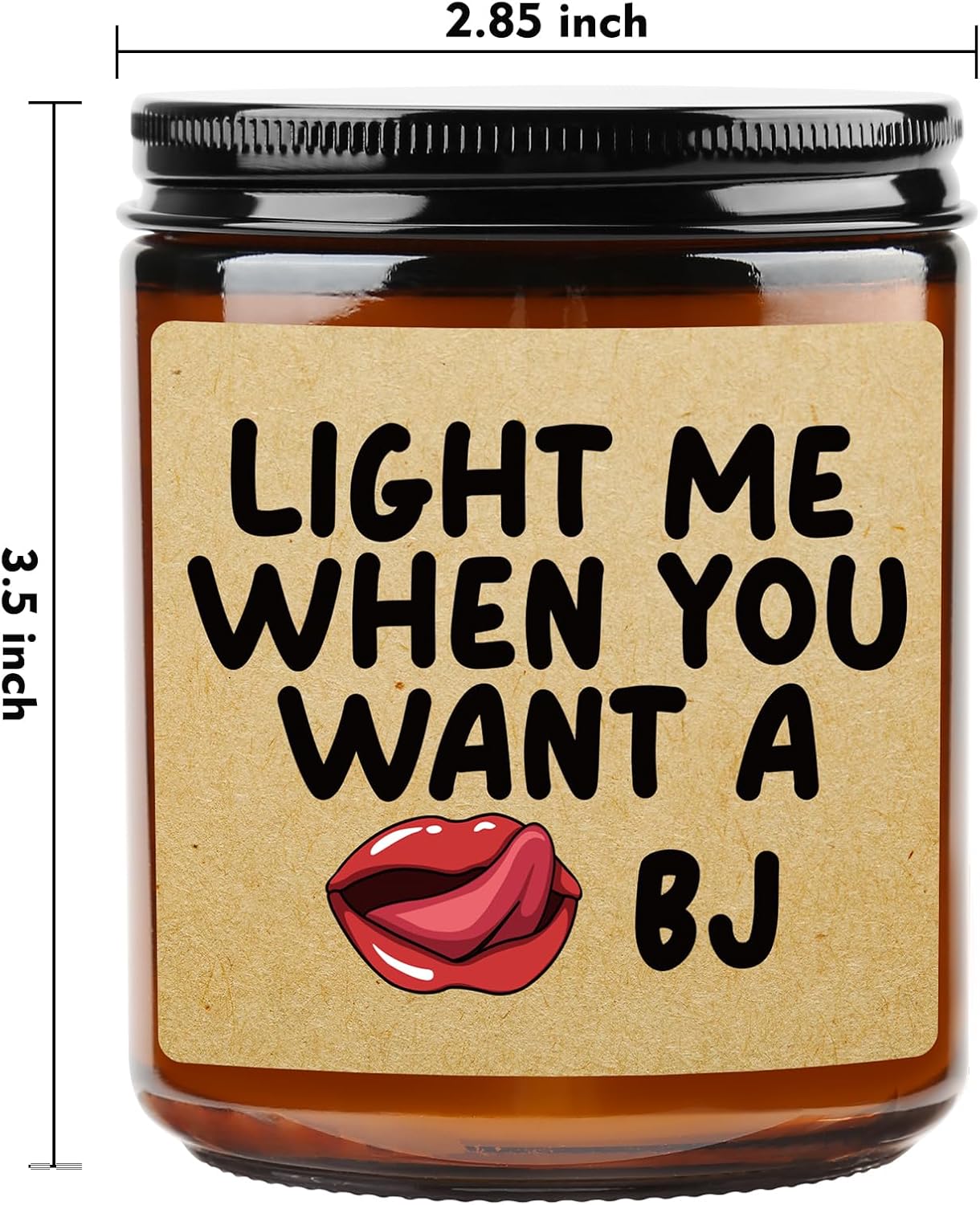 Funny Lavender Candle for Him Manly and Hilarious Gift