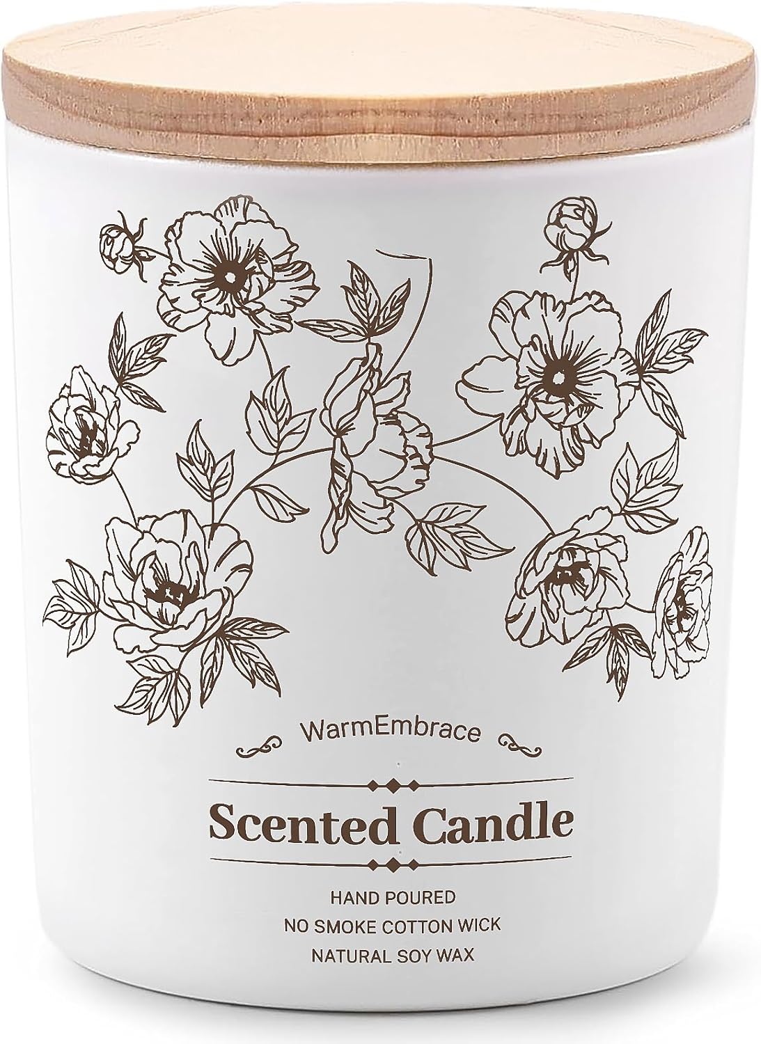 Vanilla Coconut Jar Candle 8 Oz Long Lasting 60 Hours