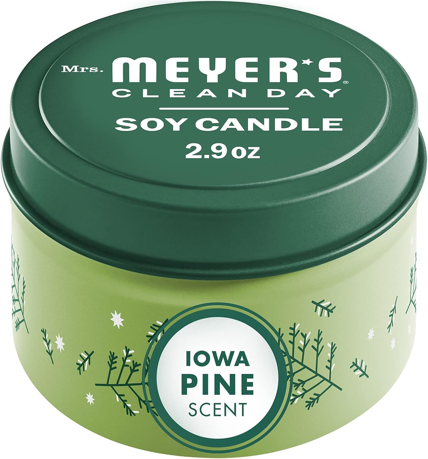 Mrs Meyers Clean Day Soy Candle with Iowa Pine Scent