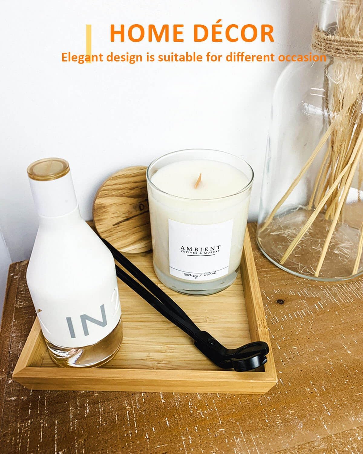 Black 5 in 1 Candle Care Kit Set