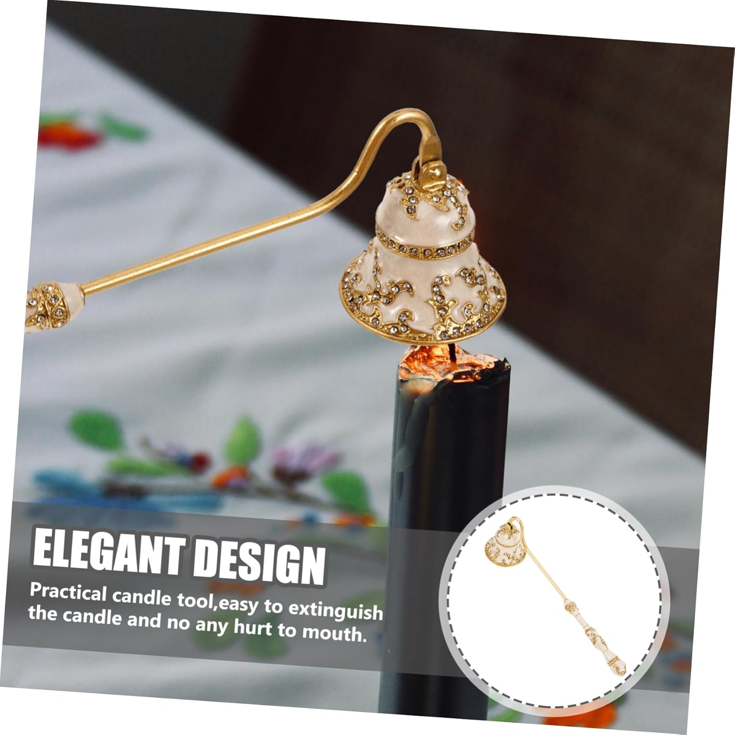 PRETYZOOM Flame Snuffer Candle Extinguisher Reusable Can for Tall Candles