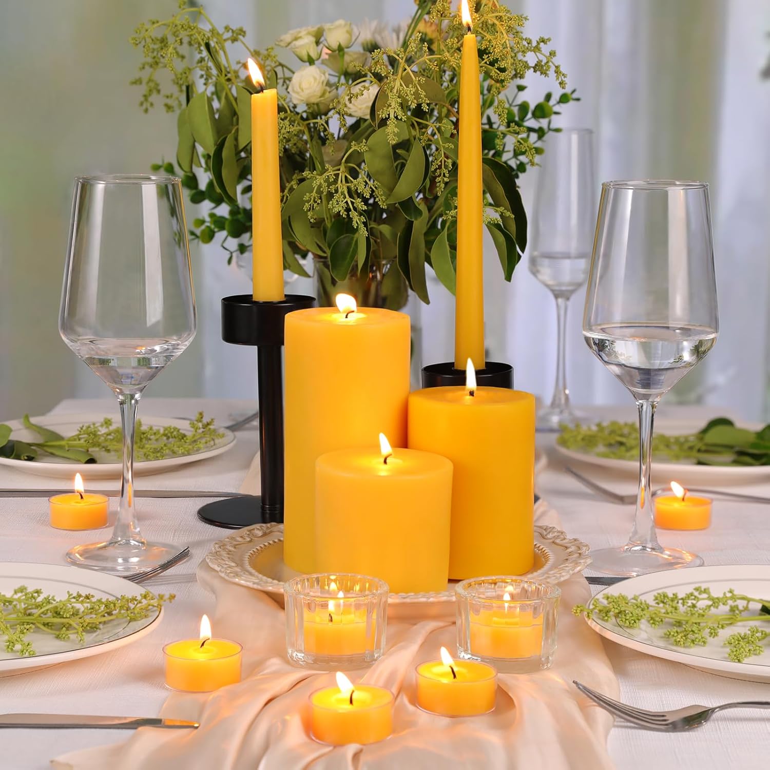 Volens Pure Beeswax Candles Set 345 Hour